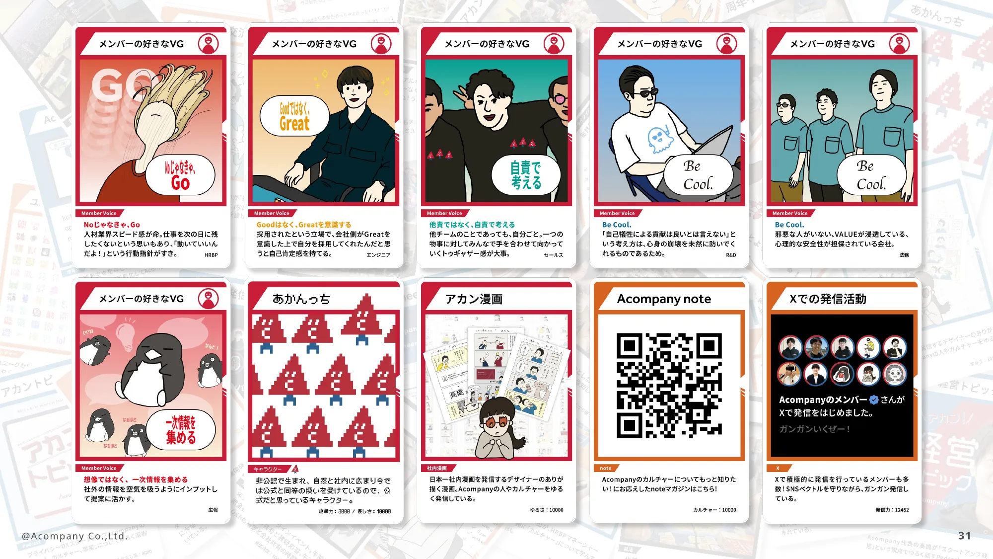 株式会社Acompany カルチャーデッキ