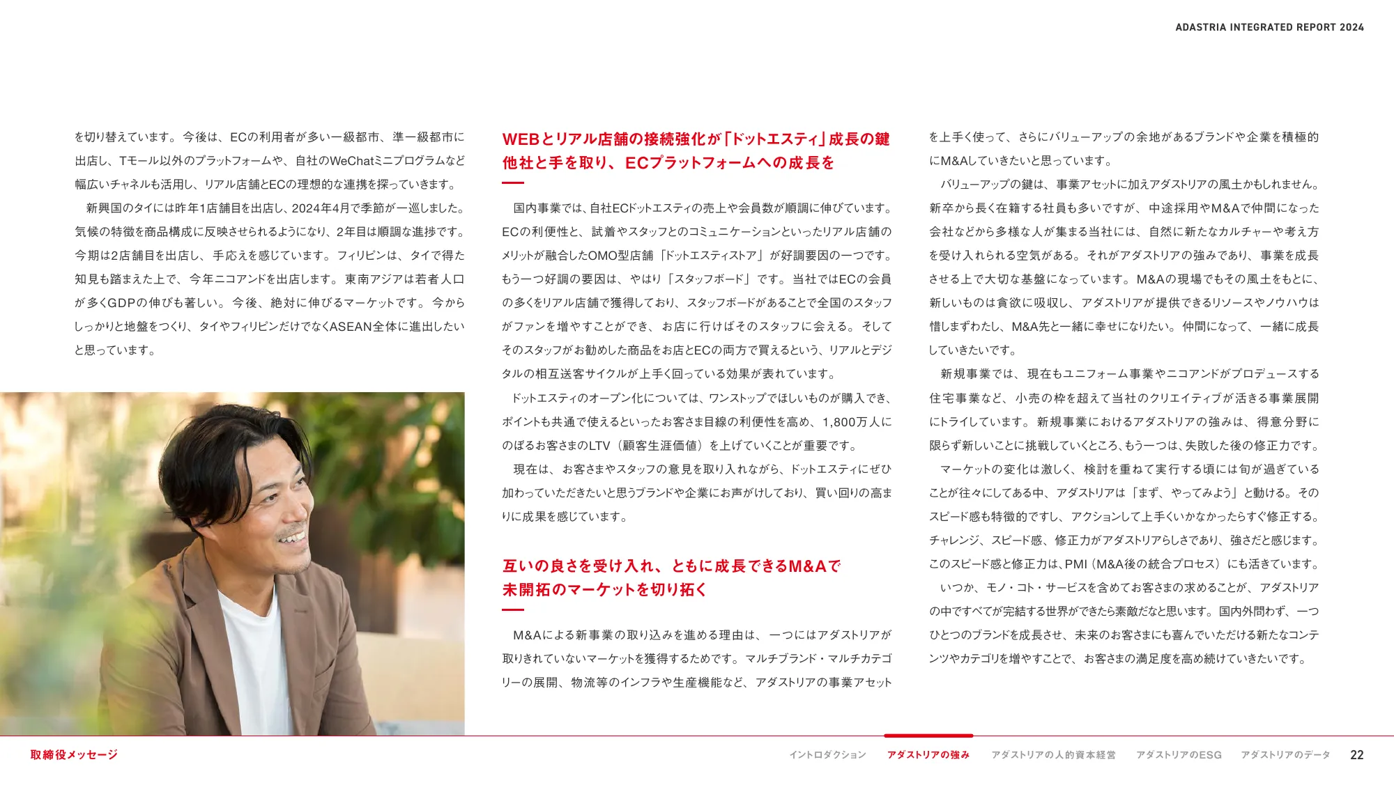 ADASTRIA 統合報告書 2024