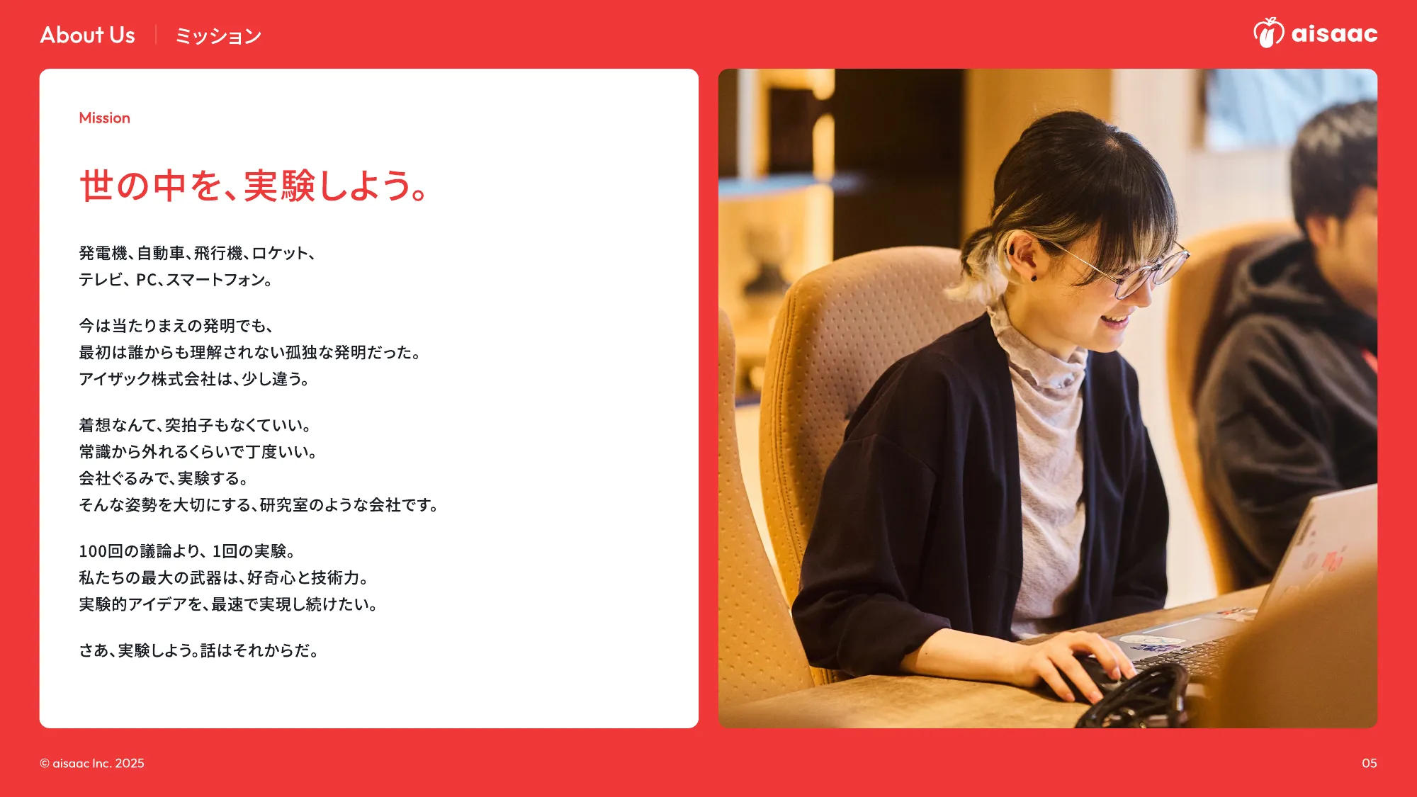 aisaac inc. 公司介绍演示文稿