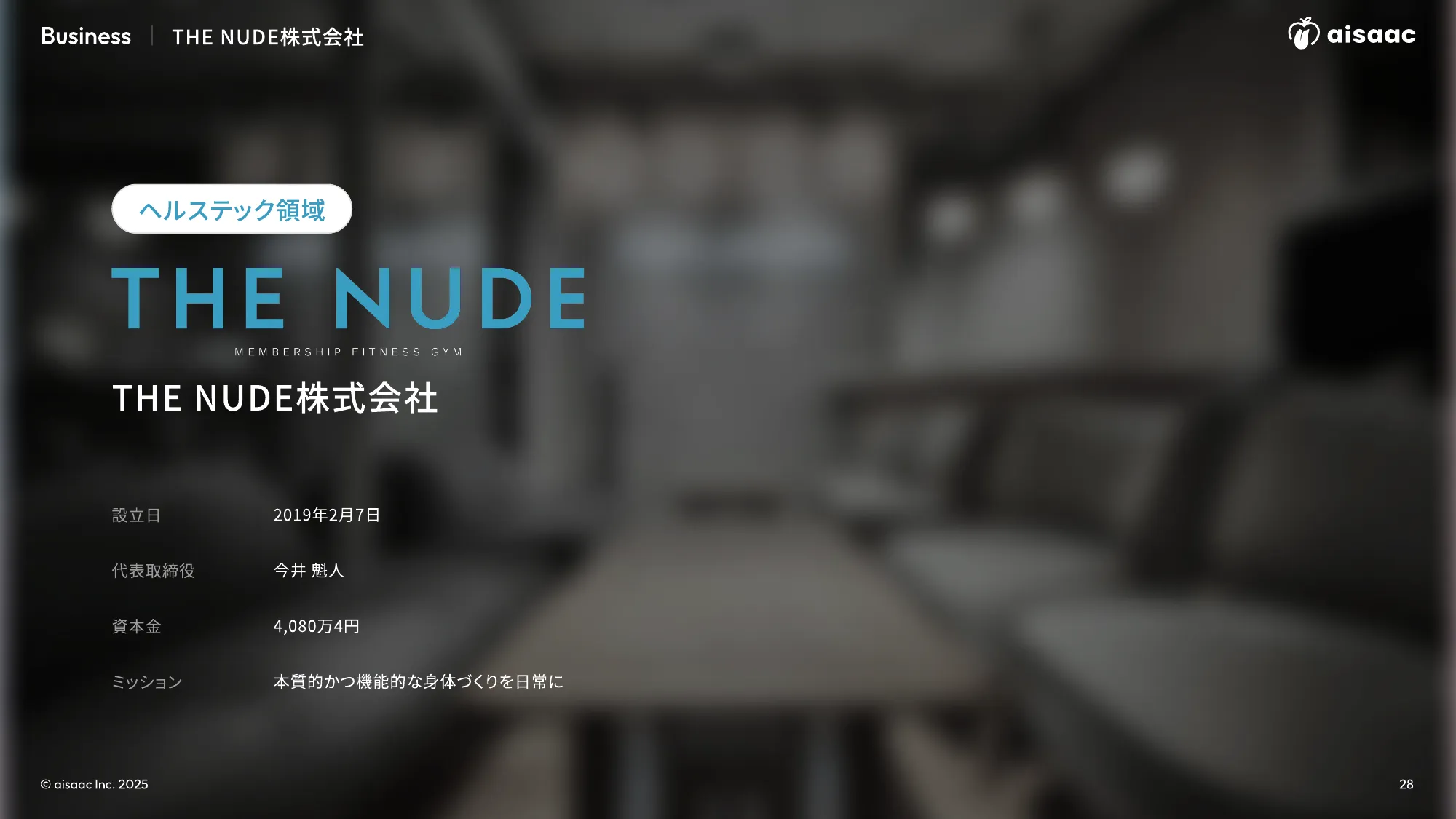 aisaac inc. 公司介绍演示文稿