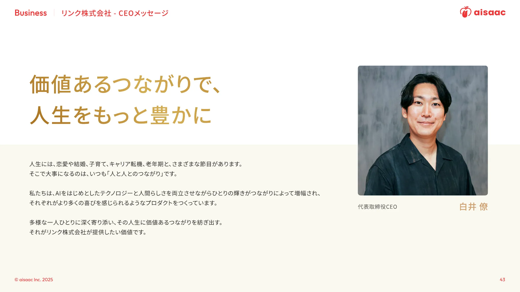 aisaac inc. 公司介绍演示文稿