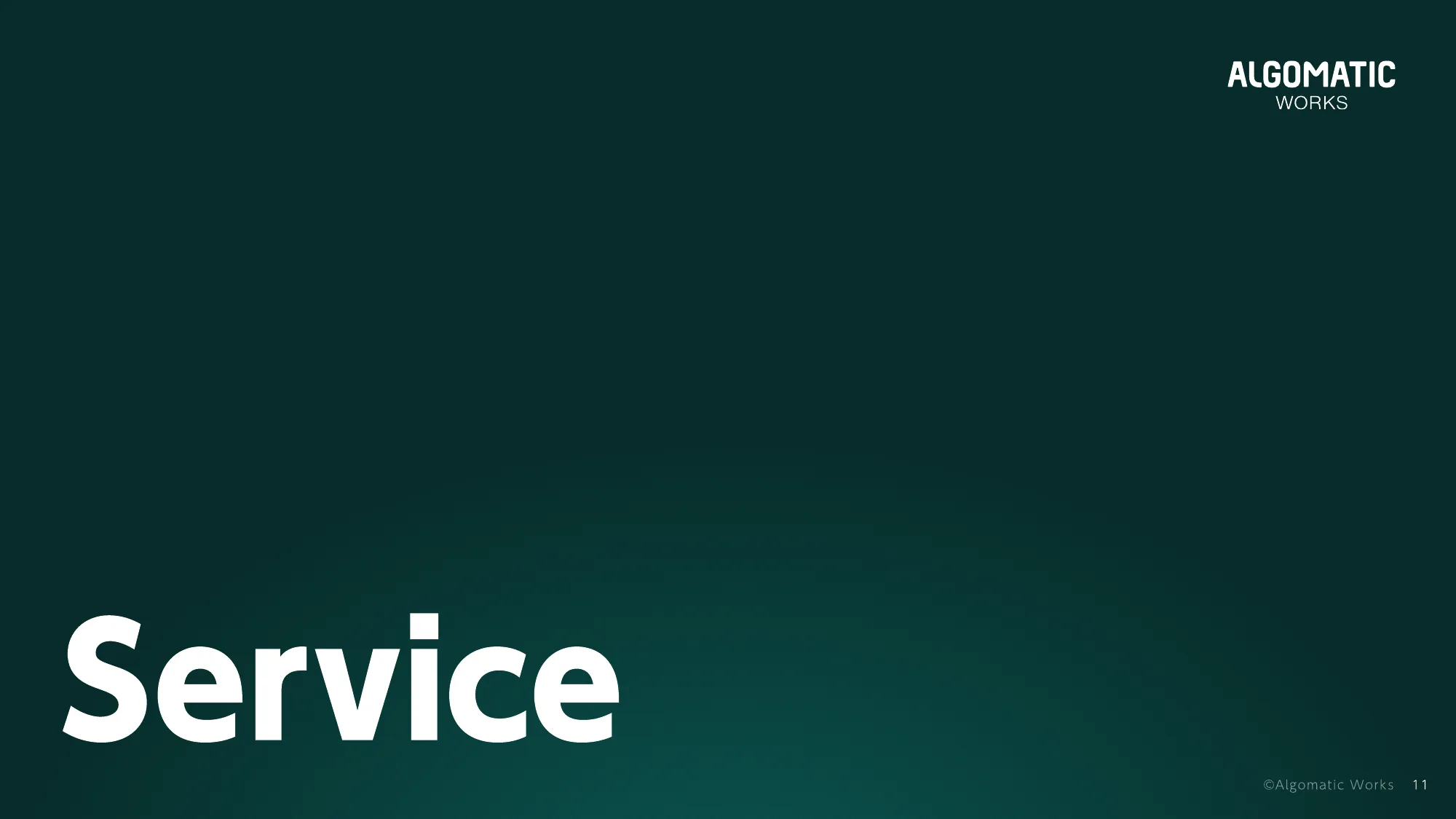 Algomatic Works Company Deck