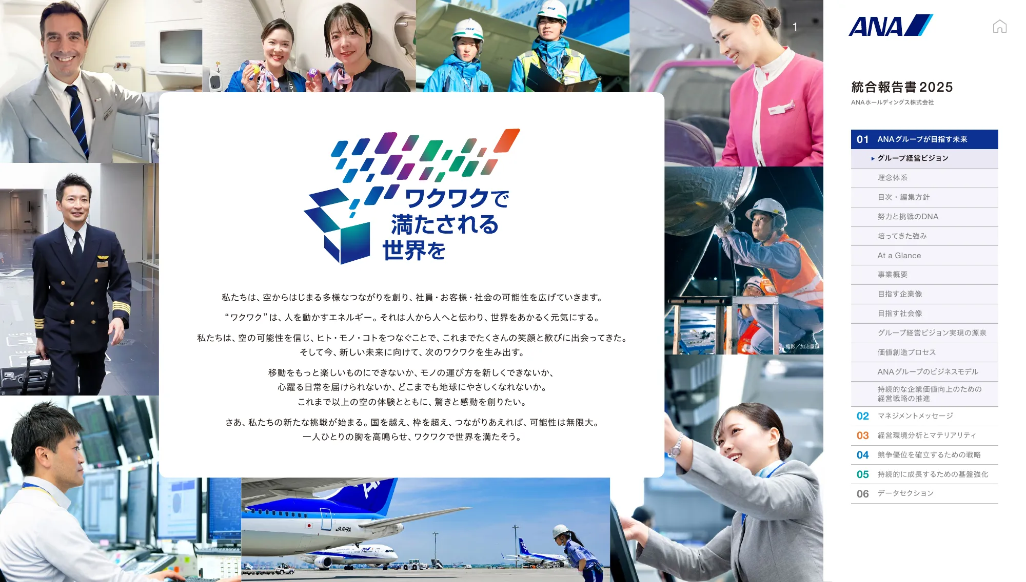 ANAホールディングス株式会社 統合報告書 2025