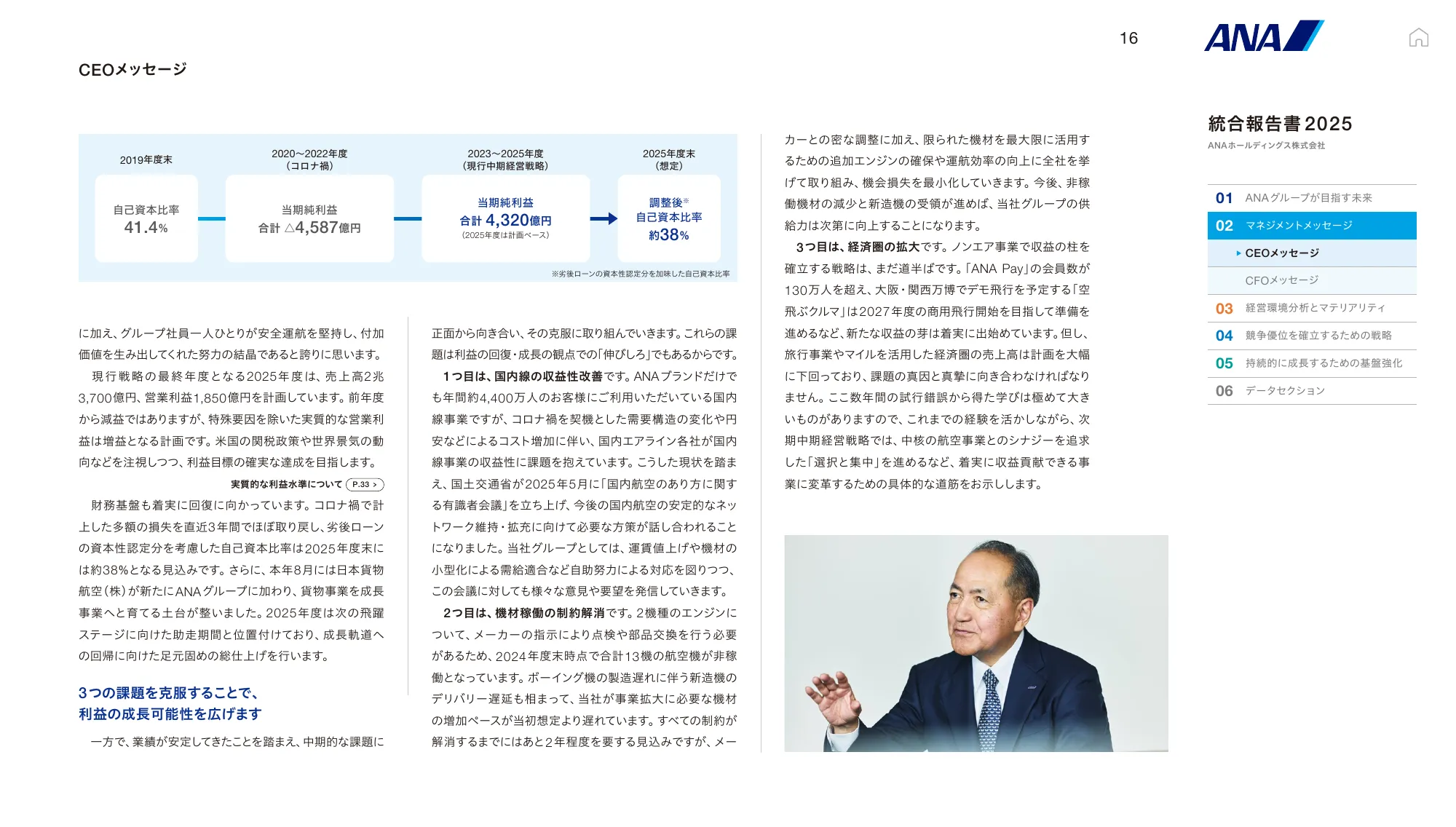 ANAホールディングス株式会社 統合報告書 2025