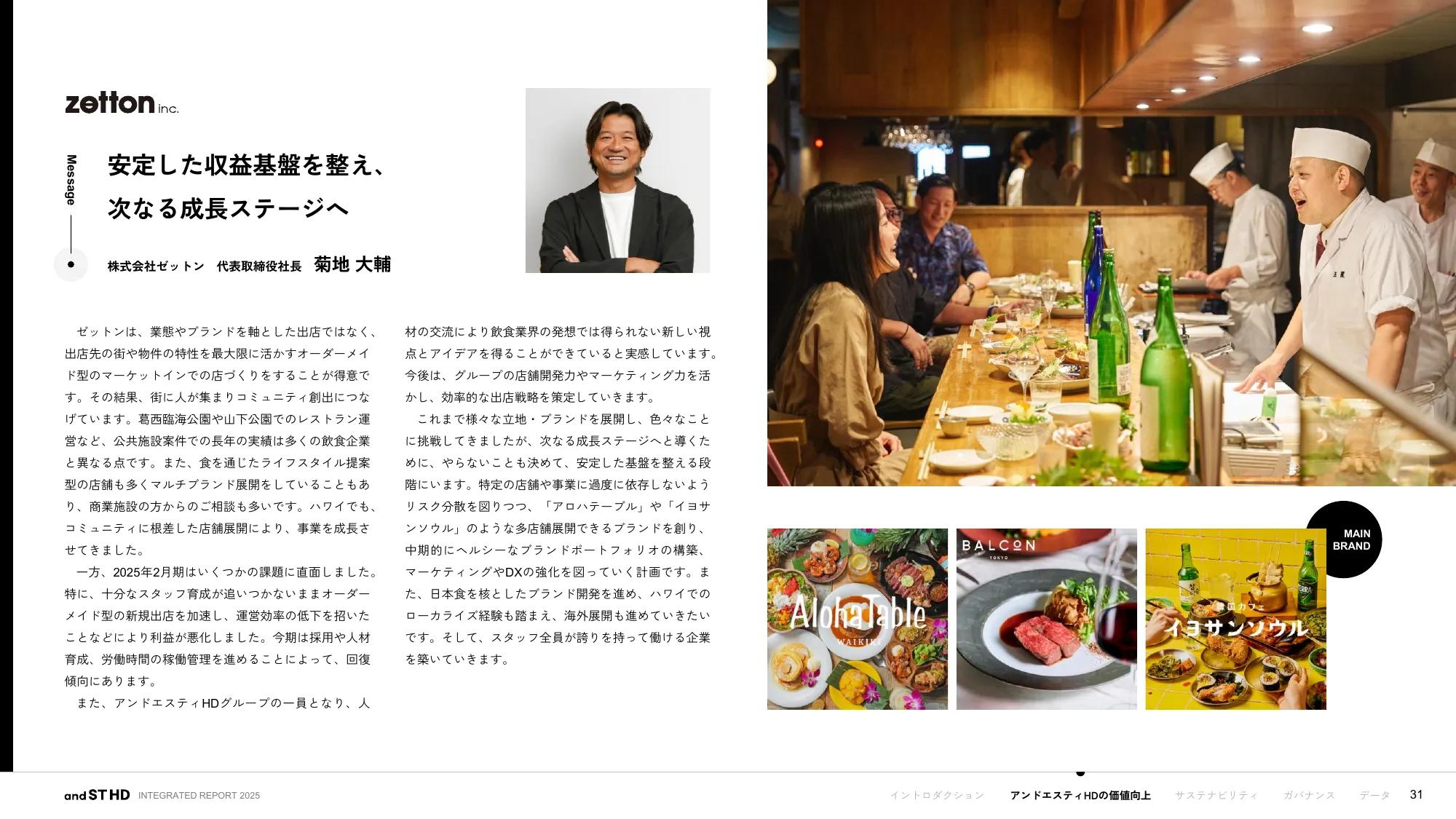 統合報告書 2025｜株式会社アンドエスティHD