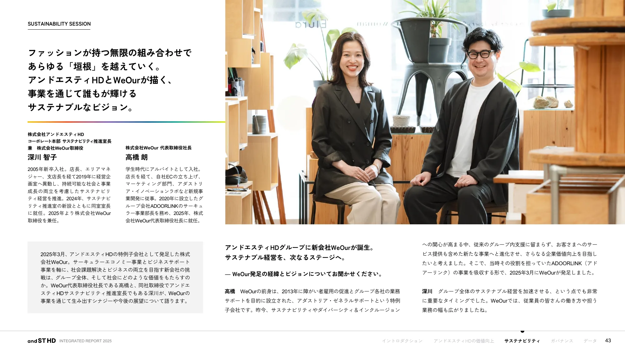 統合報告書 2025｜株式会社アンドエスティHD