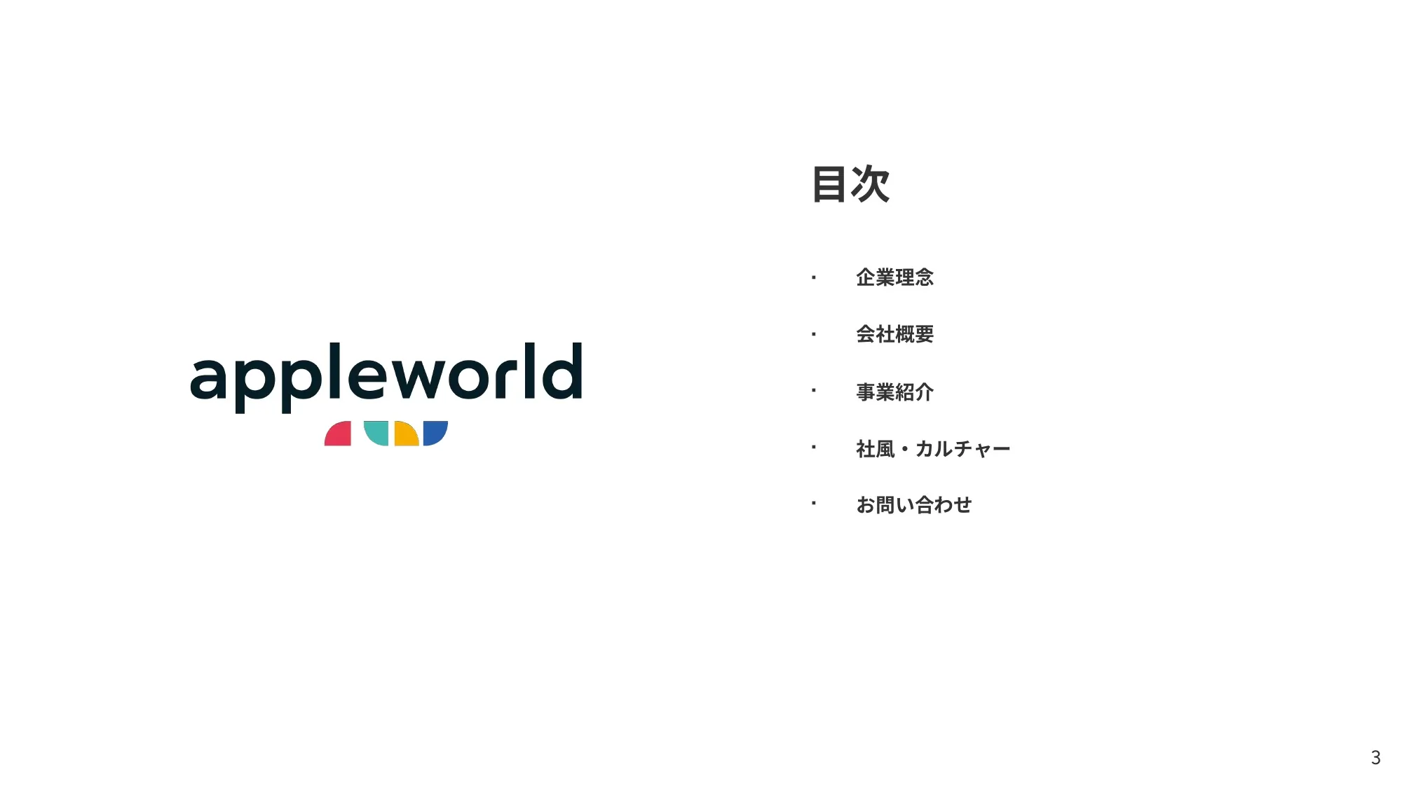 Company Introduction | Apple World Inc.