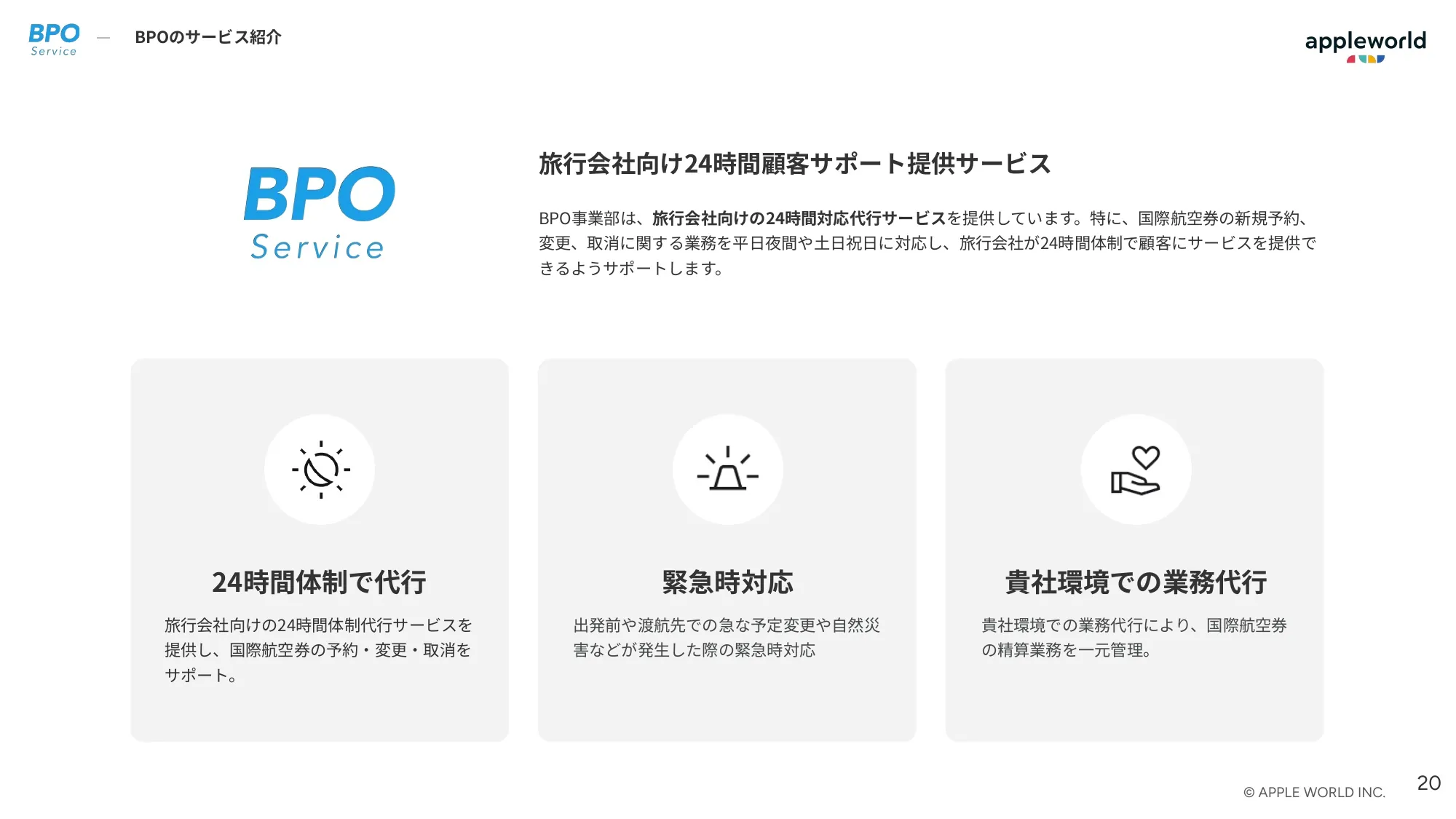 Company Introduction | Apple World Inc.