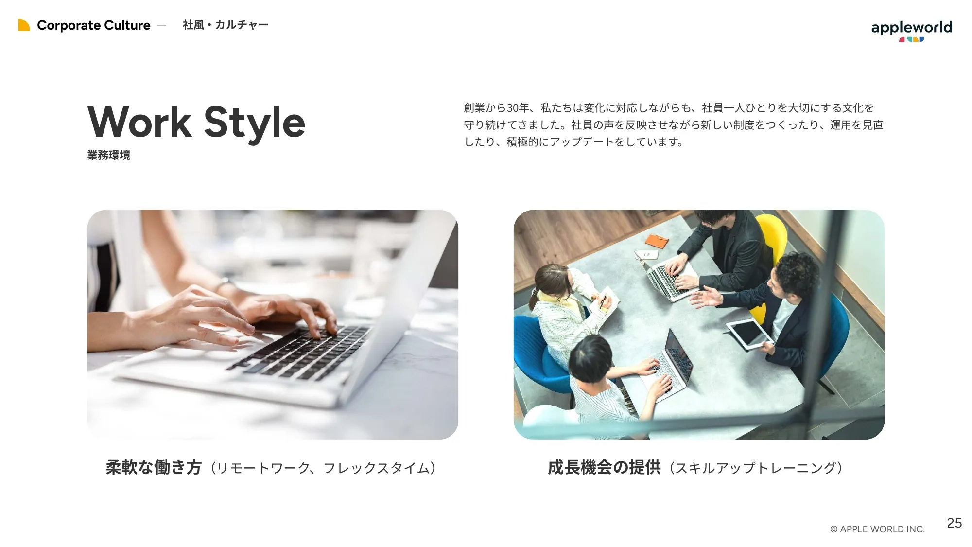 Company Introduction | Apple World Inc.