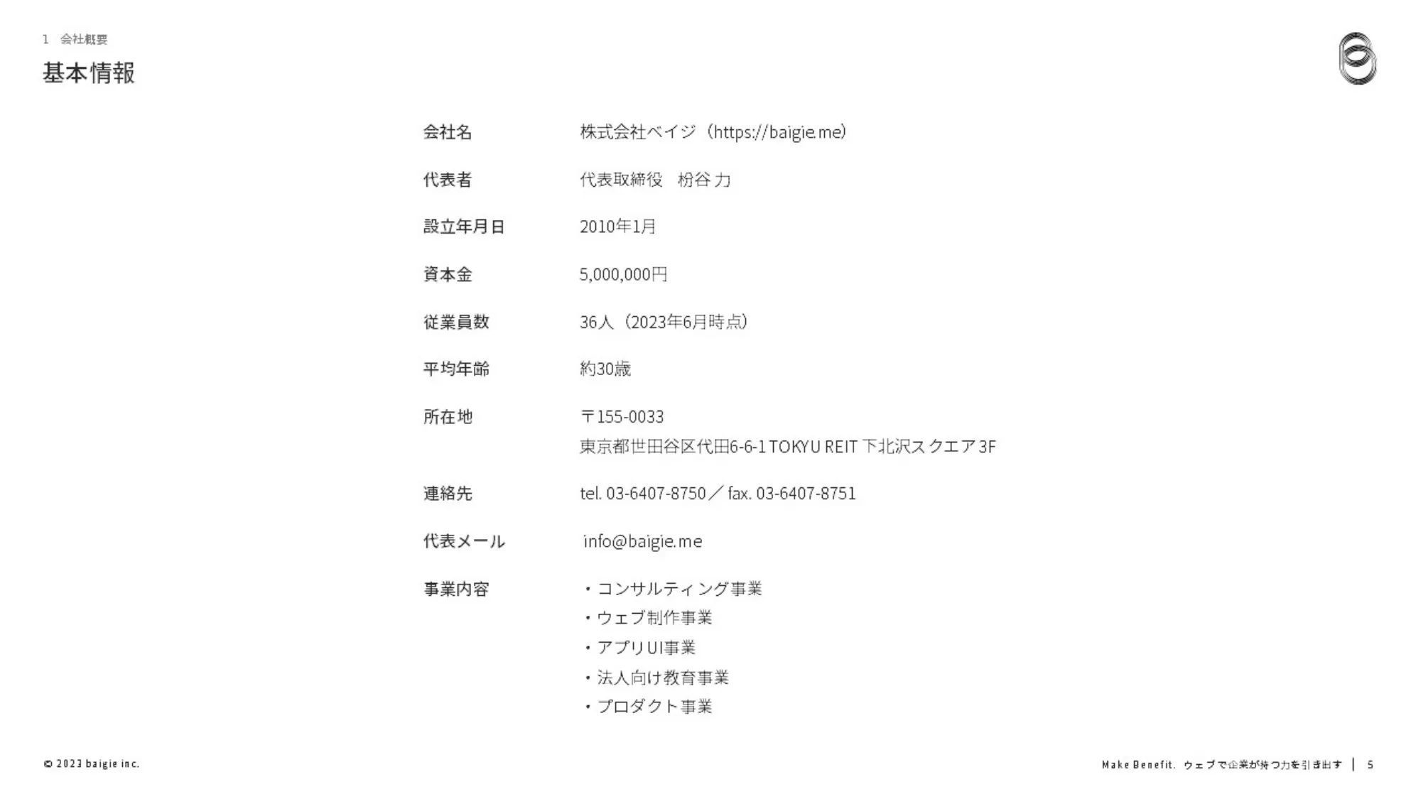 ベイジ採用ピッチ資料(コンサルタント)