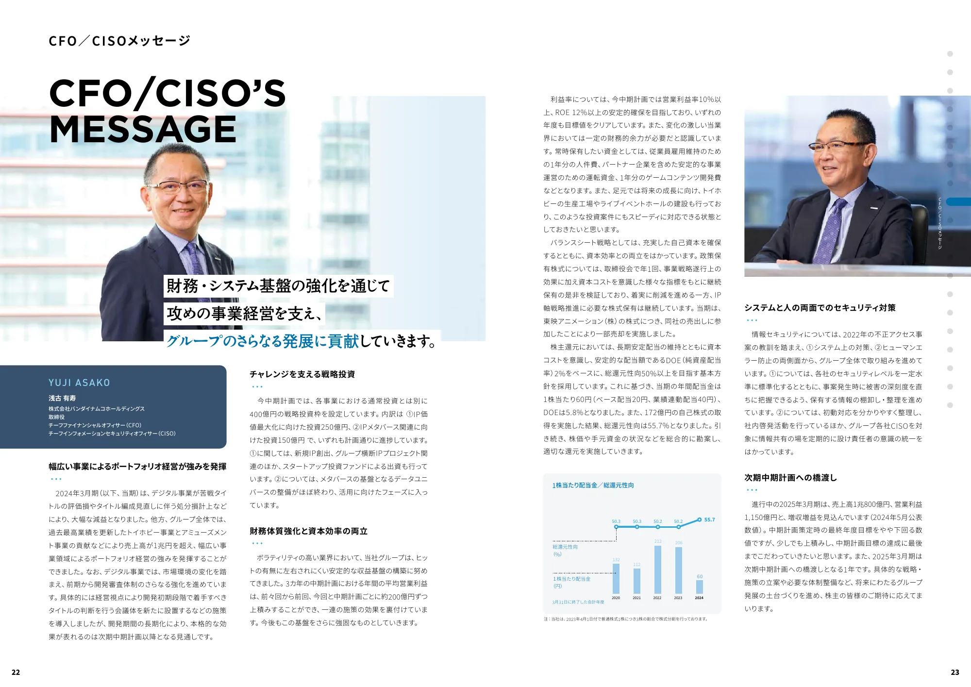 統合レポート|株式会社バンダイナムコホールディングス