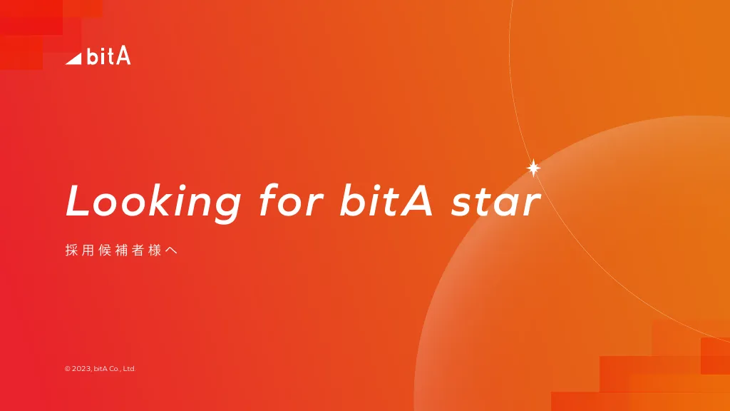 株式会社ビットエー会社紹介資料 / bitA Company profile