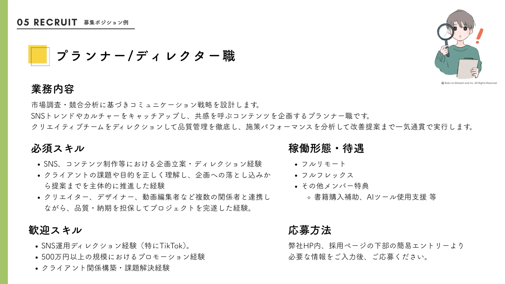 Boku to Watashi Recruiting Deck