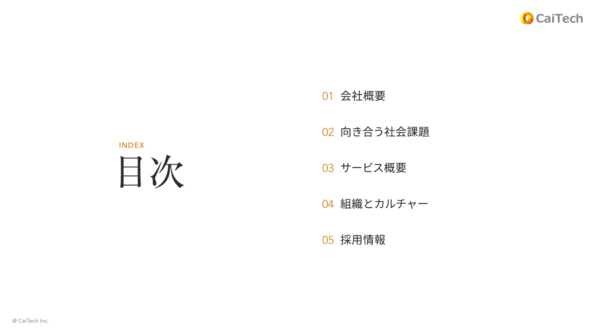 CaiTech Inc. | Company Introduction