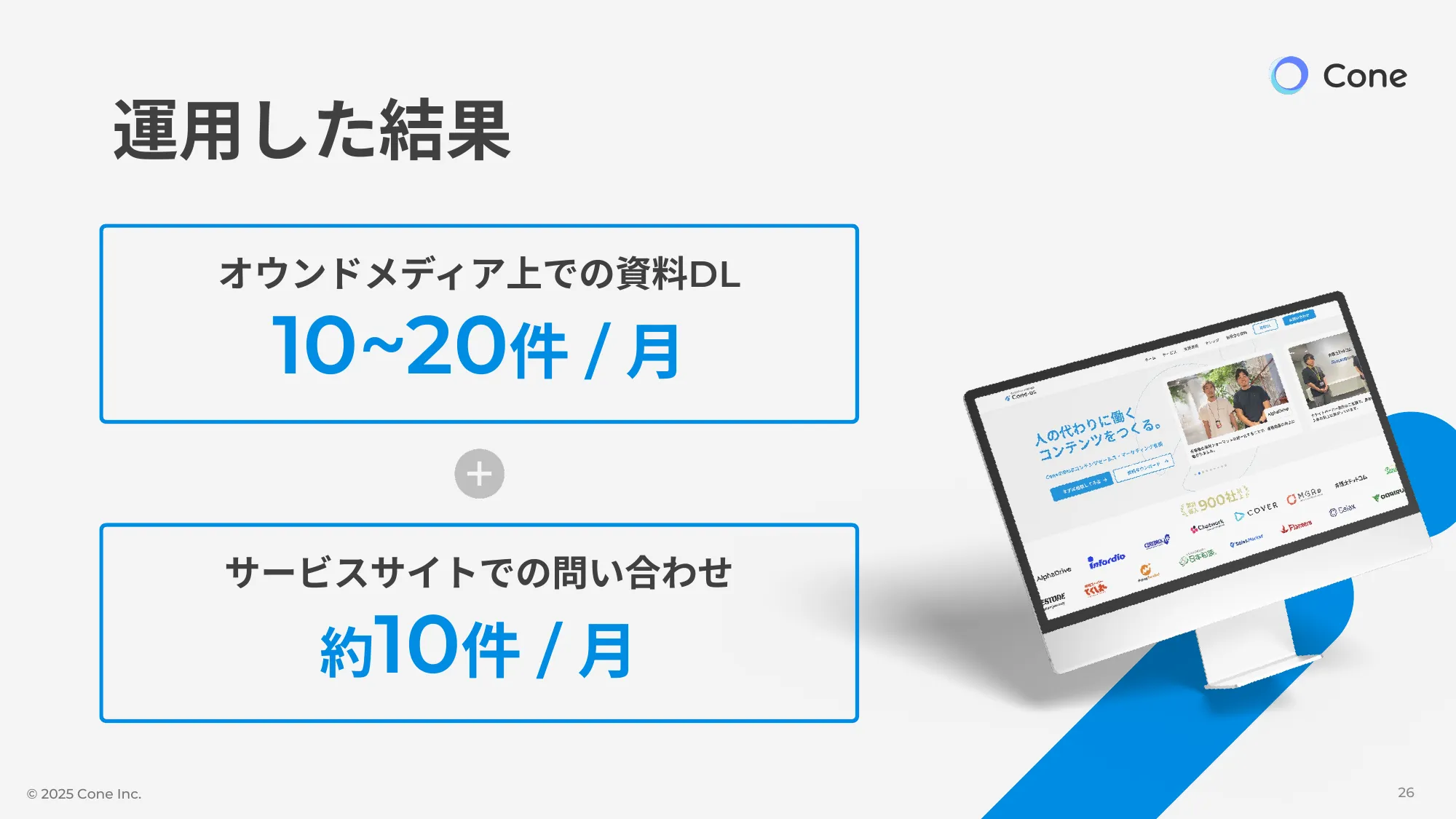 資料DL率を倍にする、オウンドメディア×ホワイトペーパーの最強掛け合わせ術｜株式会社Cone