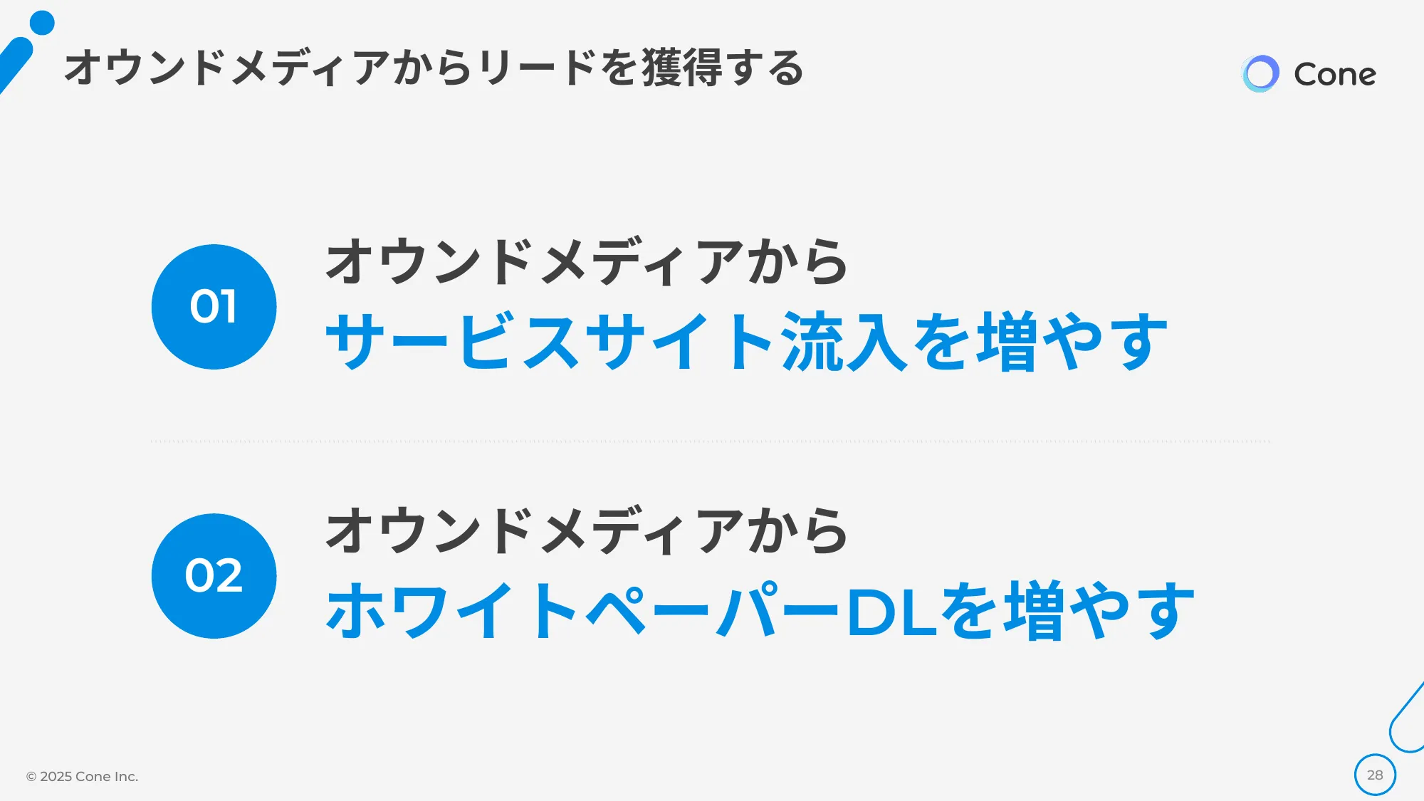 資料DL率を倍にする、オウンドメディア×ホワイトペーパーの最強掛け合わせ術｜株式会社Cone