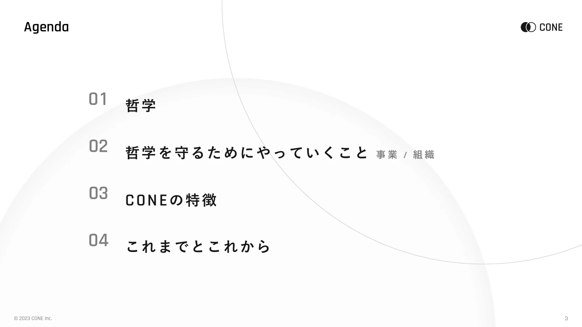 CONE Inc. 会社説明資料