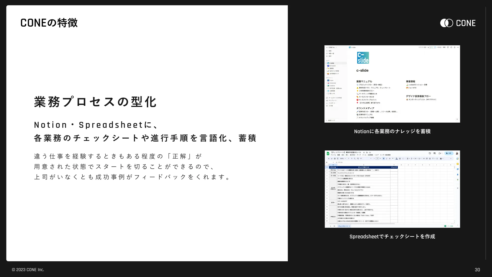 CONE Inc. 会社説明資料