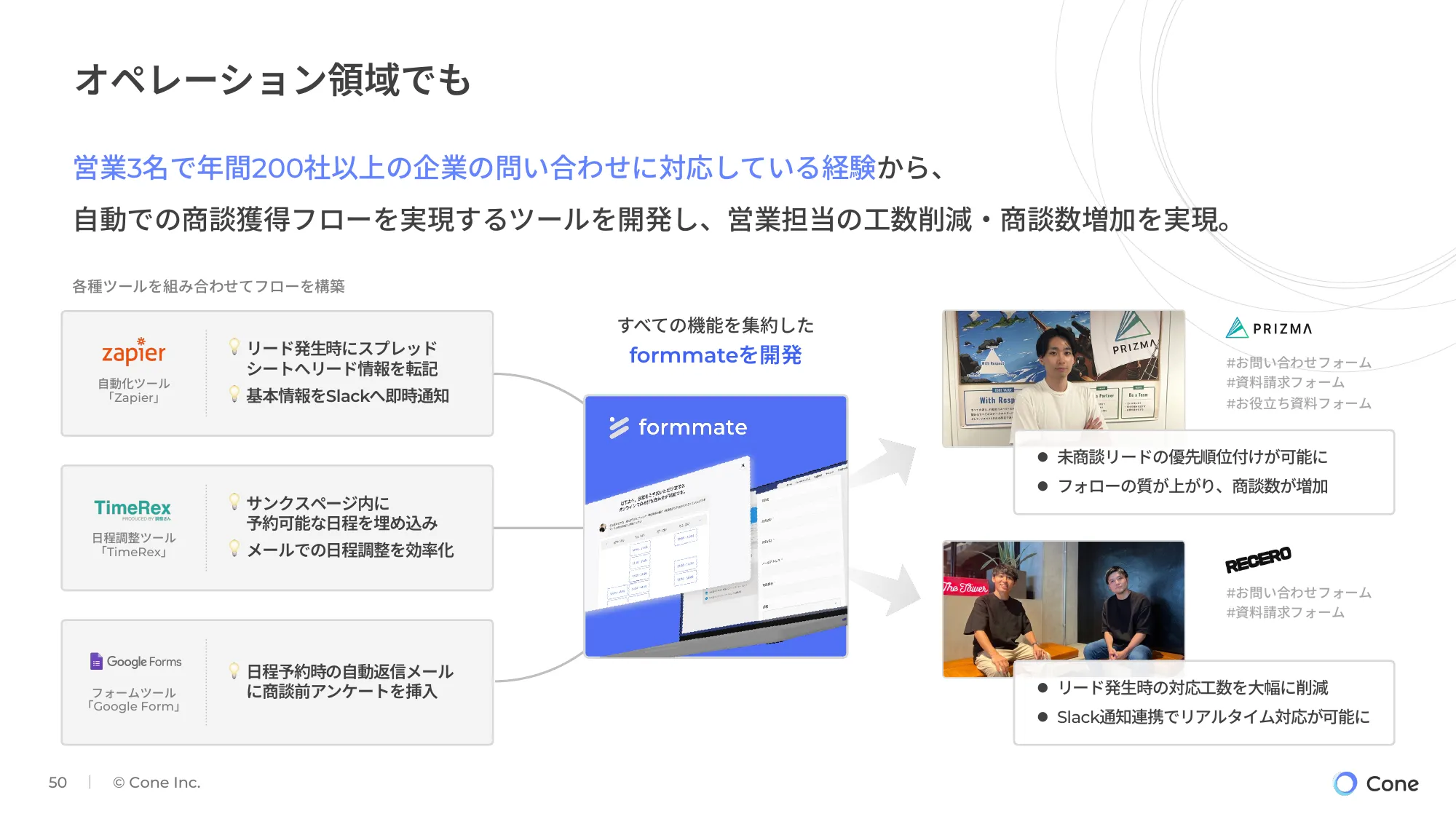 【株式会社Cone】会社説明資料