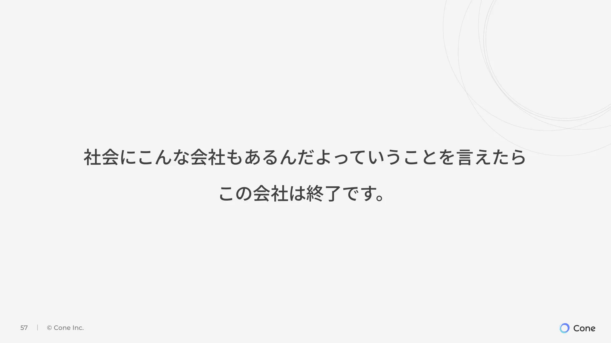 【株式会社Cone】会社説明資料