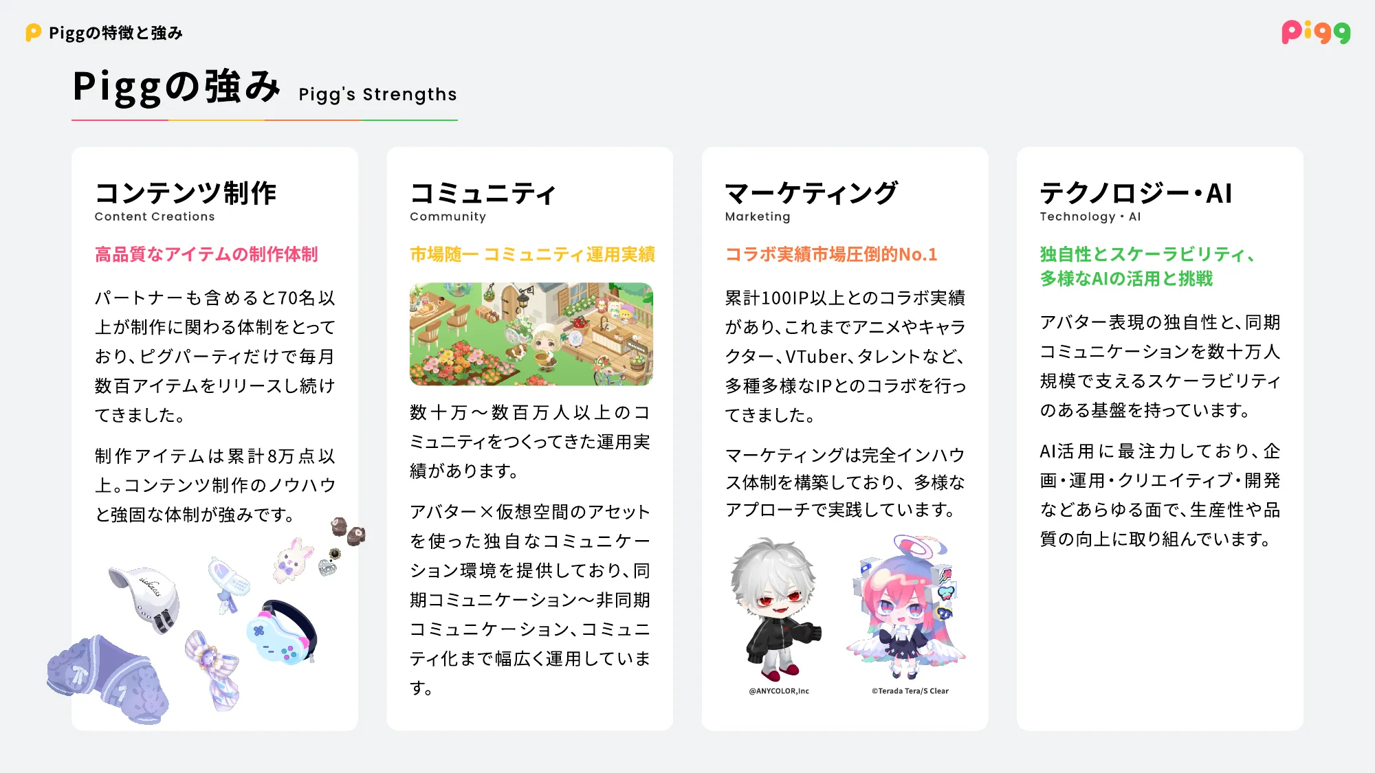 PIGG Culture Deck / 株式会社サイバーエージェント AmebaLIFE事業本部
