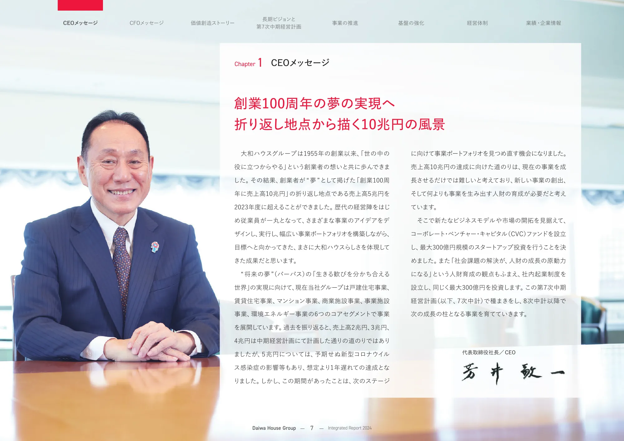 大和ハウスグループ 統合報告書 2024