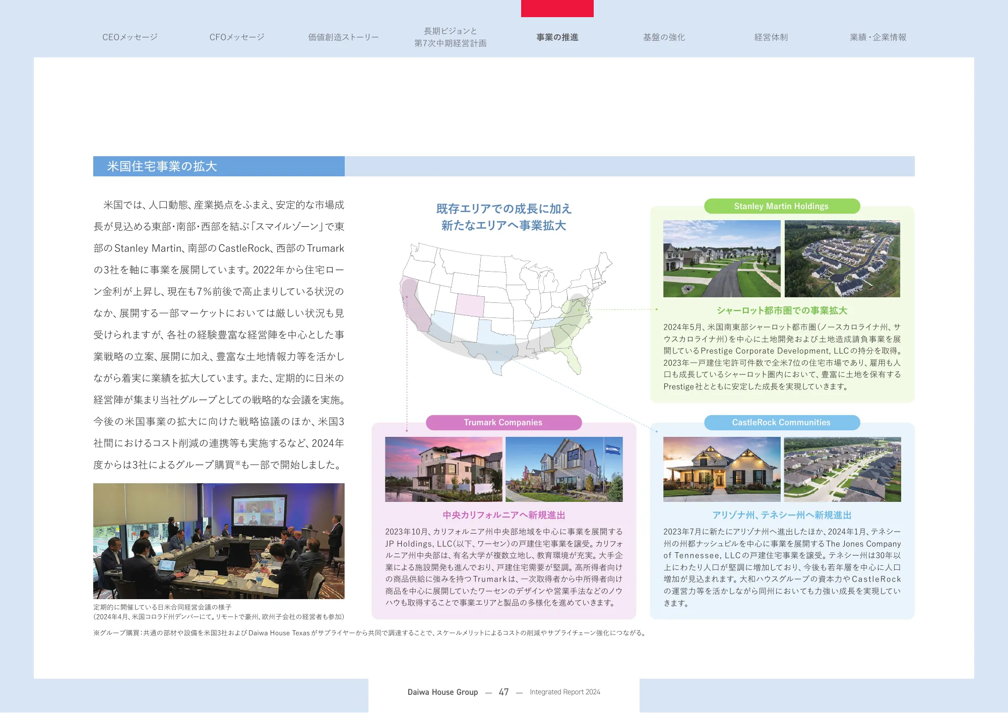 大和ハウスグループ 統合報告書 2024
