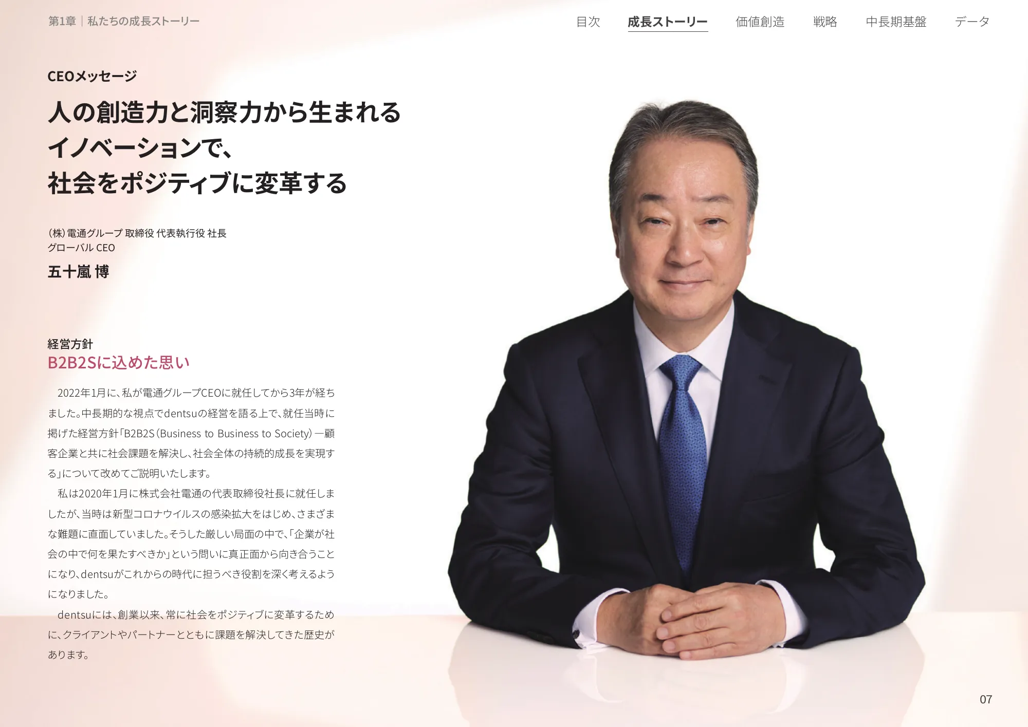 統合レポート2025｜株式会社電通グループ