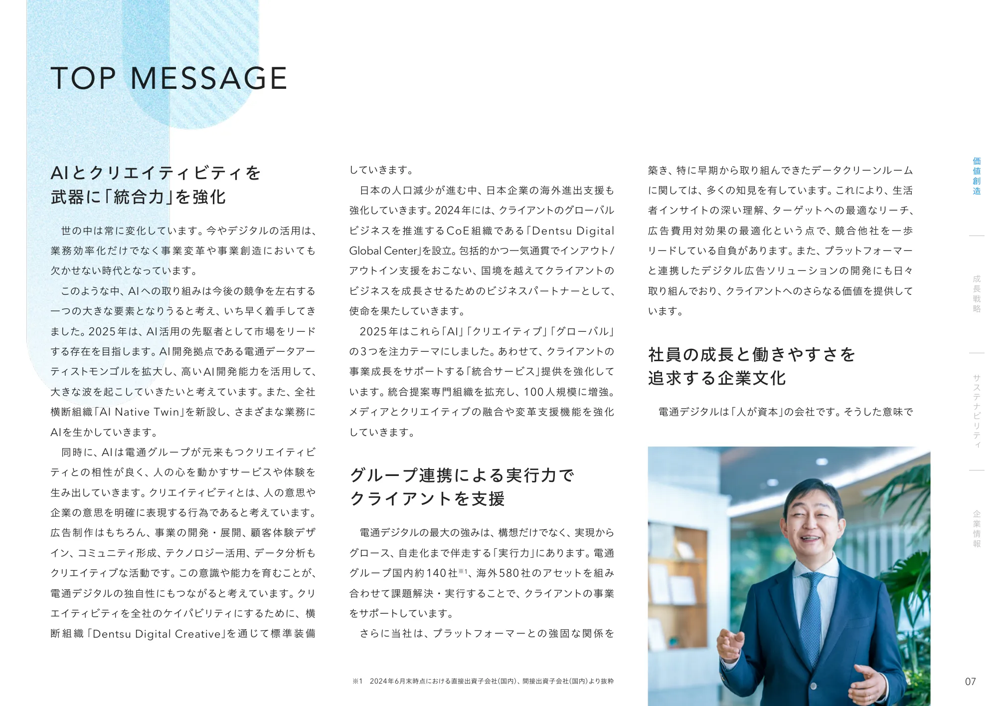 統合レポート2025｜株式会社電通デジタル