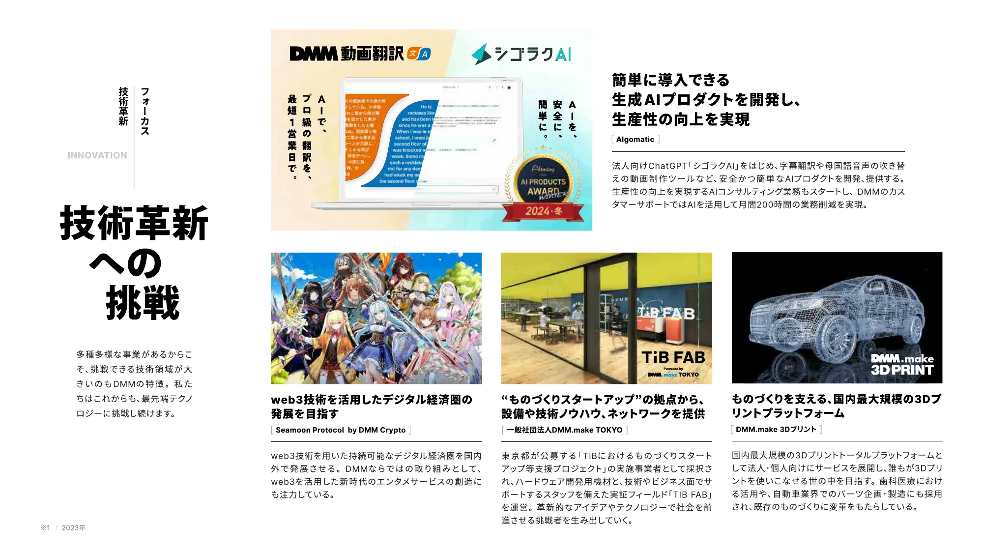 DMM 会社紹介資料