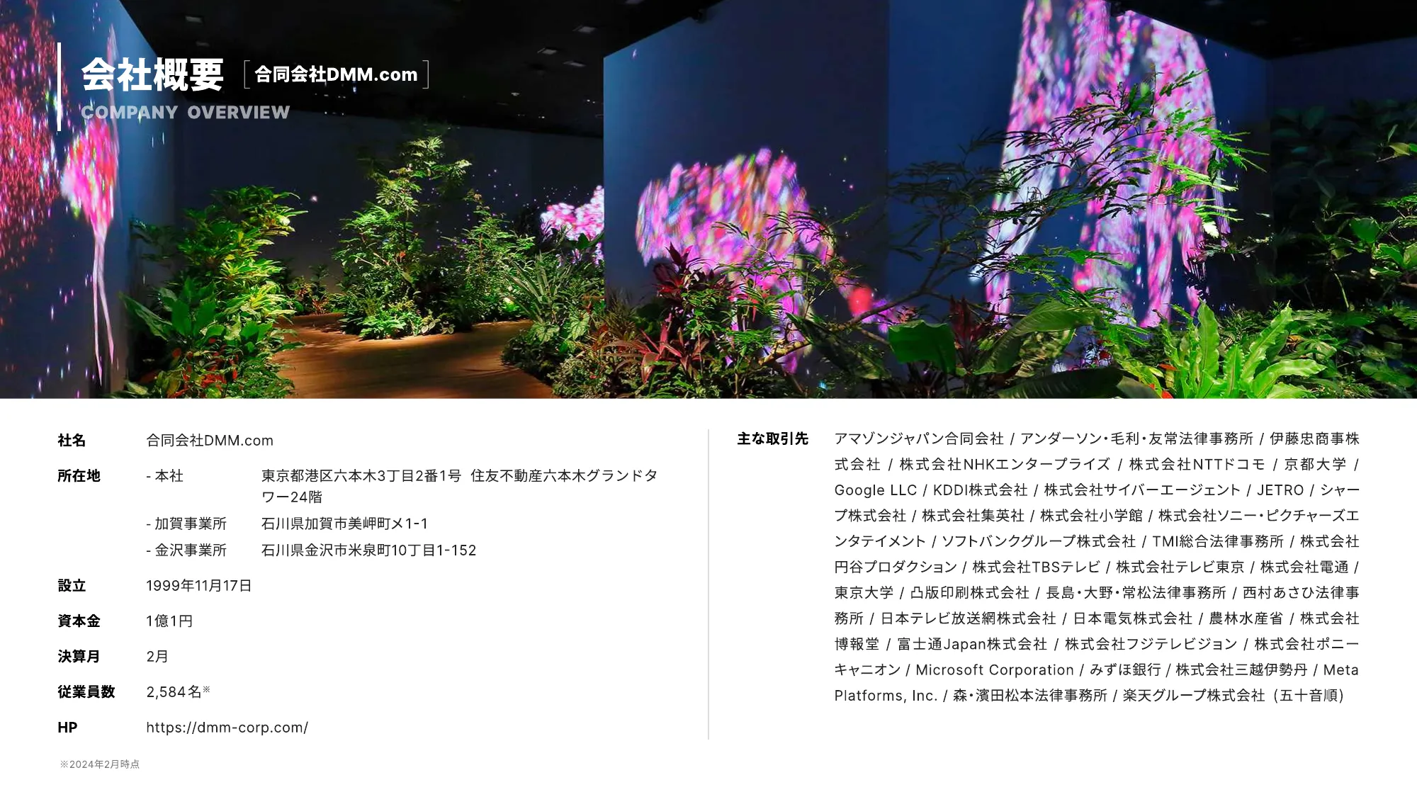 DMM 会社紹介資料