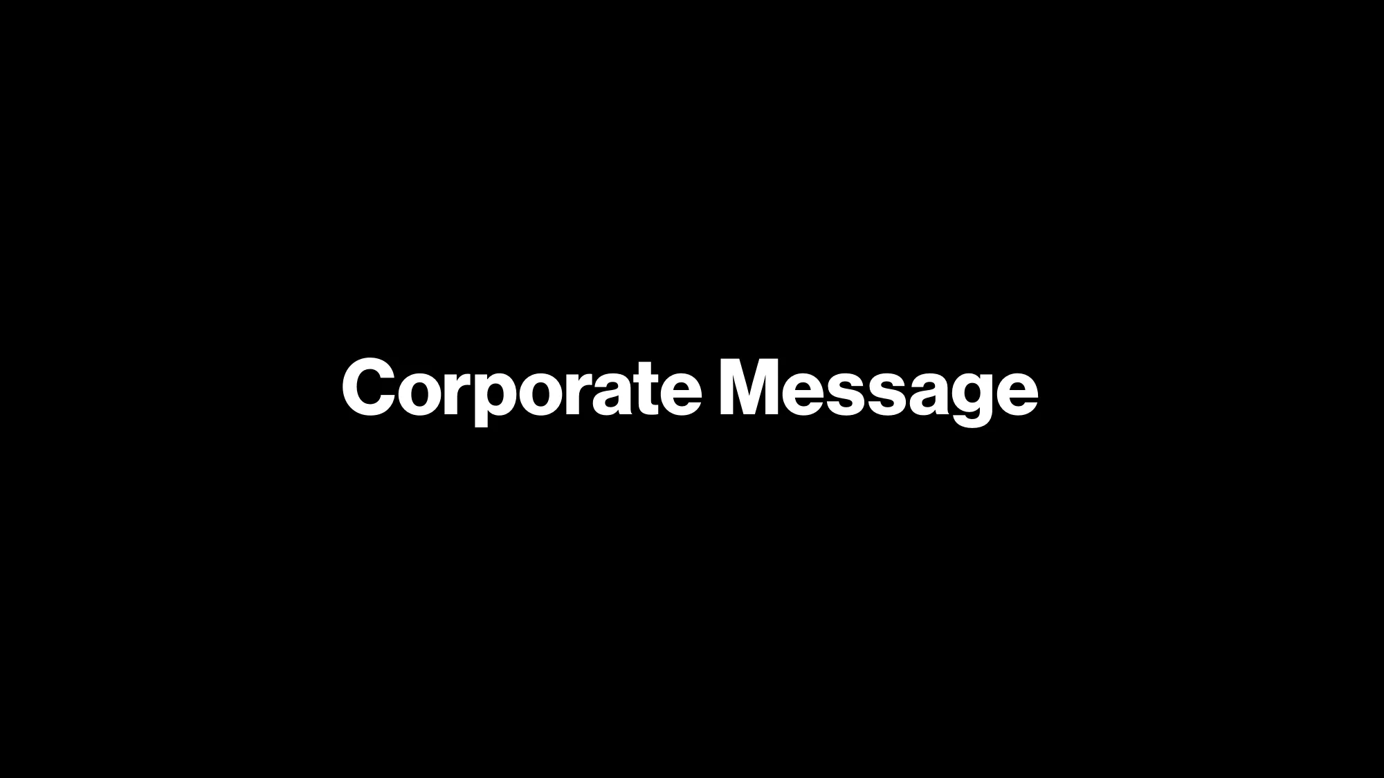 DMM Corporate Message