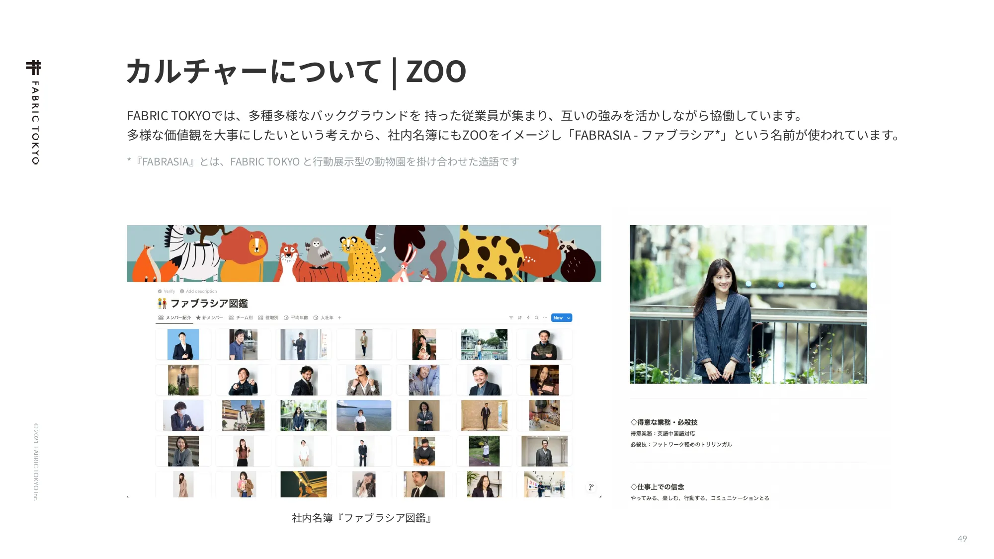 FABRIC TOKYO 公司介绍资料