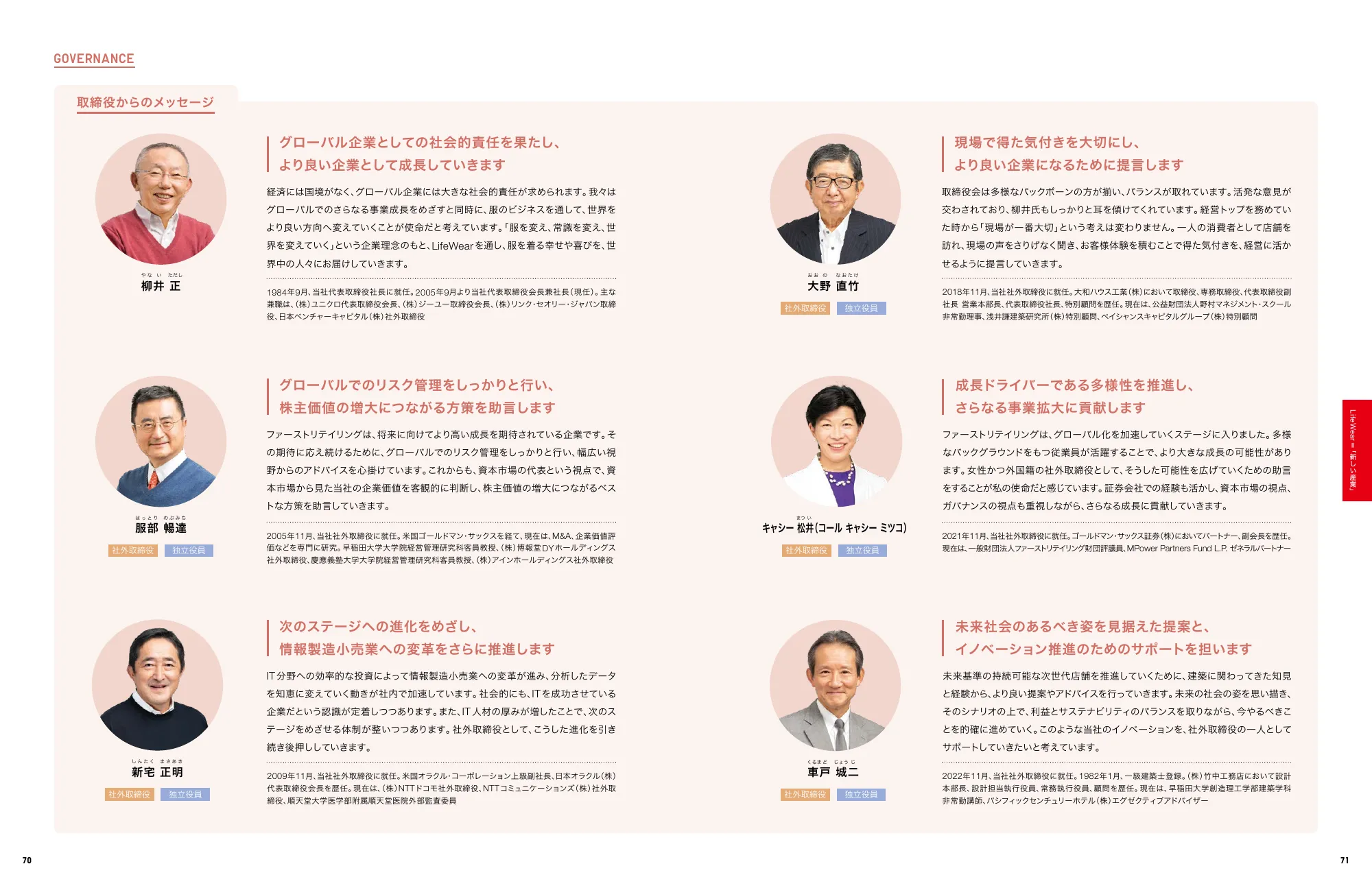 INTEGRATED REPORT 2024｜株式会社ファーストリテイリング