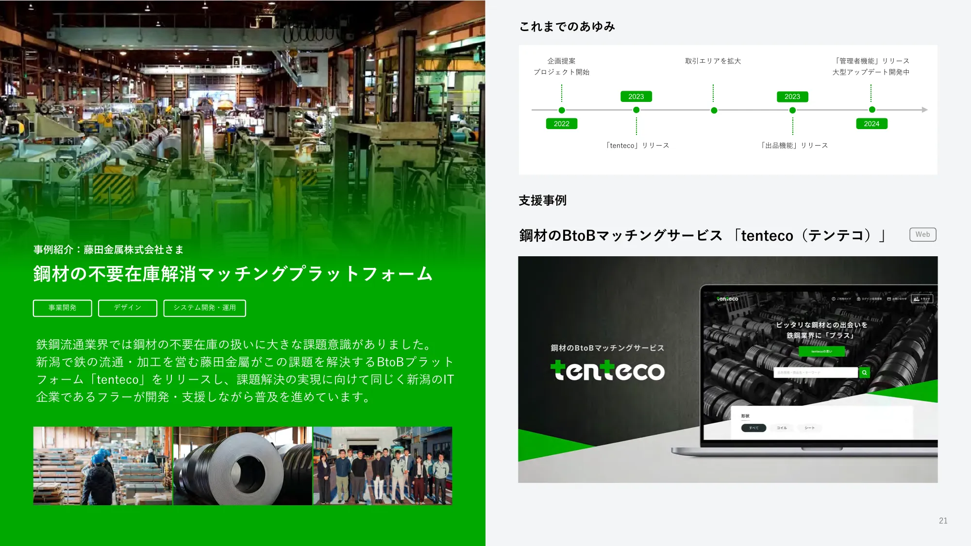 Explanatory Materials Regarding Business Plans and Growth Potential | Fuller Co., Ltd.