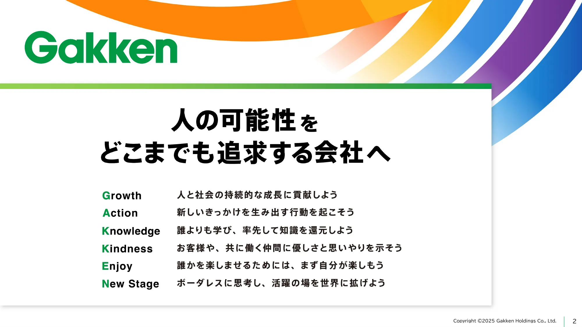 学研ホールディングス中期経営計画 - Gakken 2027 「Value UP」