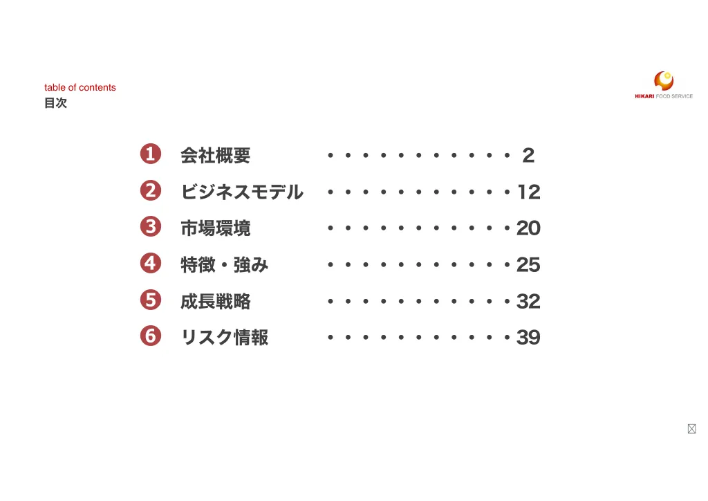 光フードS:事業計画及び成長可能性に関する事項