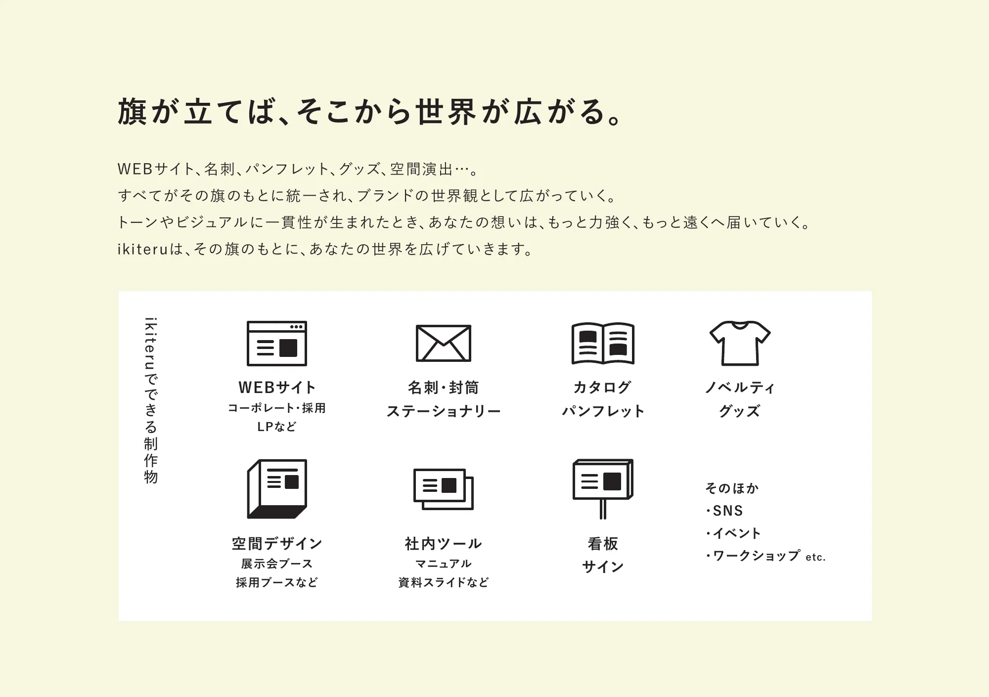 ikiteru ブランドブック