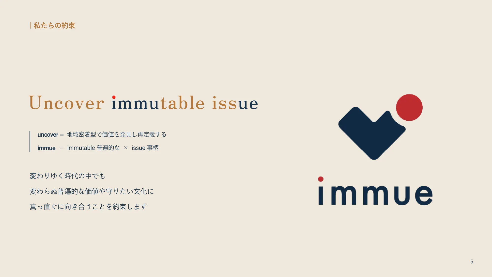 会社紹介資料|株式会社イミュー