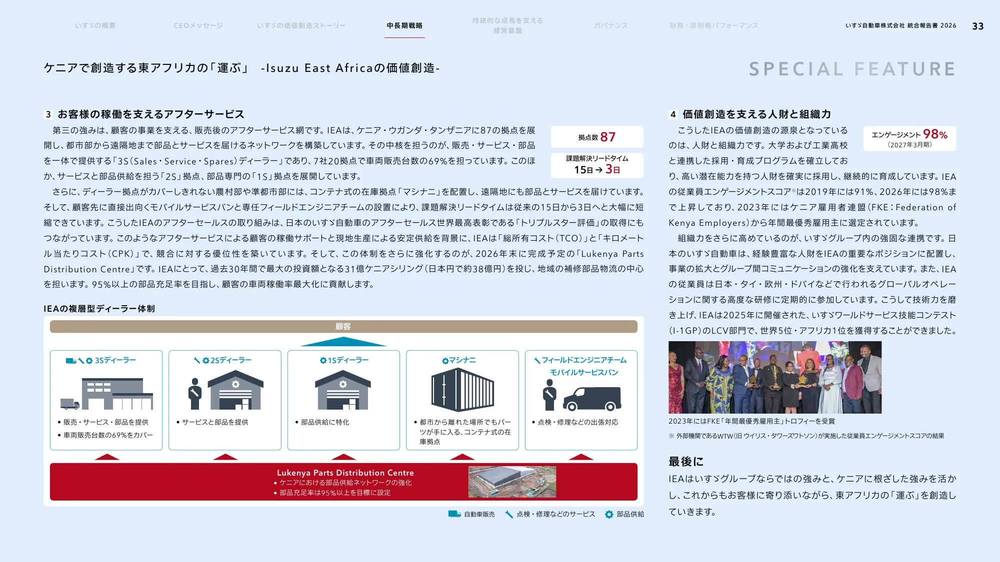 いすゞ自動車株式会社 統合報告書 2026