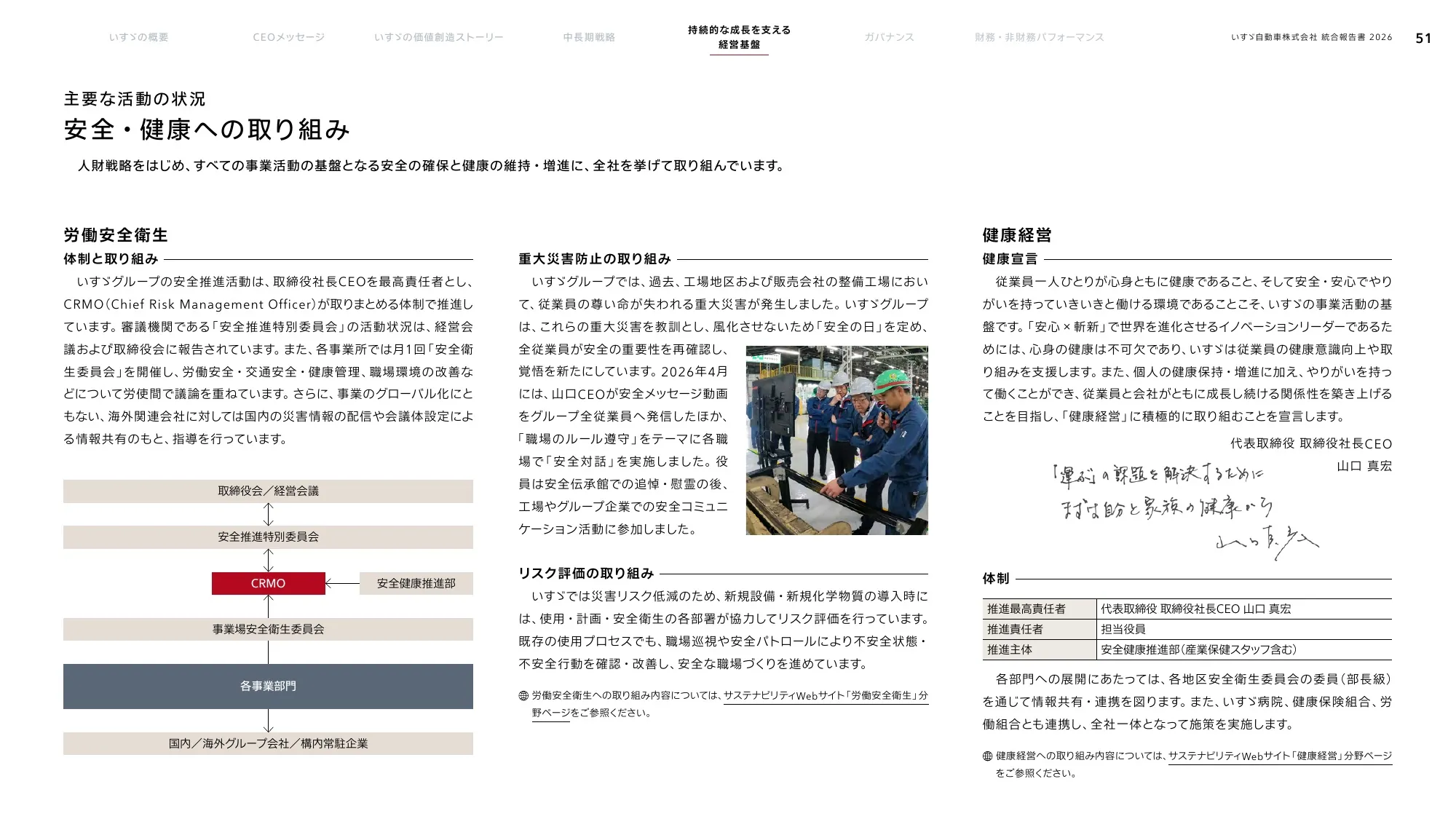 いすゞ自動車株式会社 統合報告書 2026