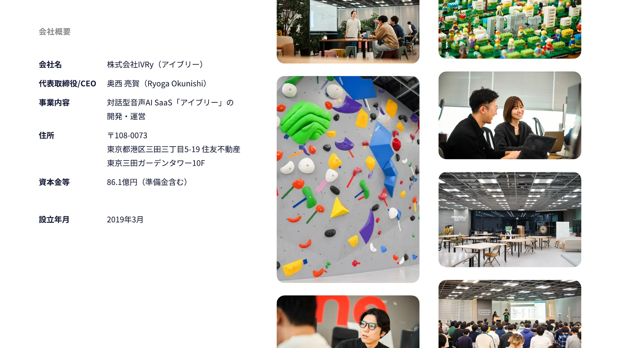 IVRy Company Deck（会社紹介資料）