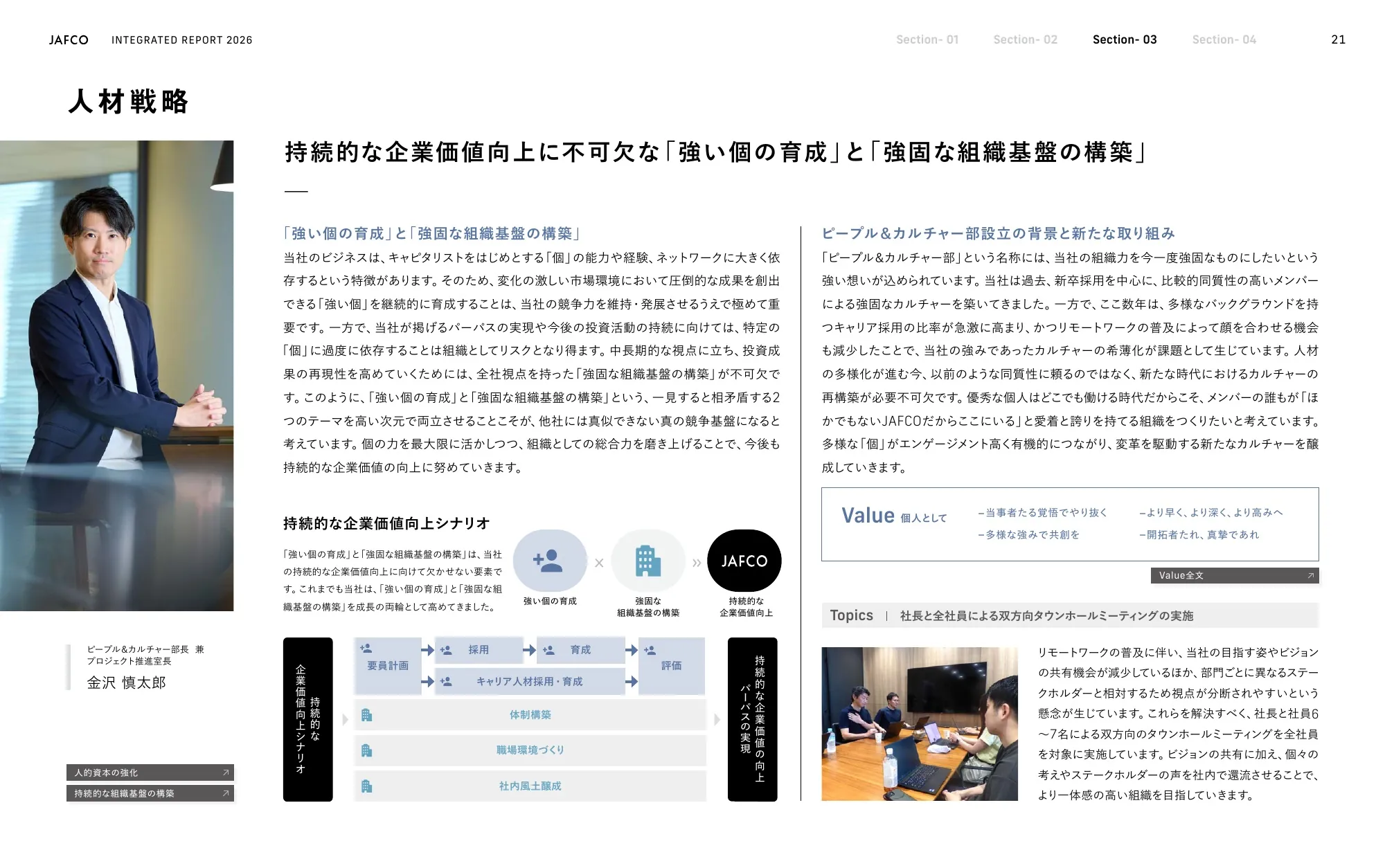 ジャフコグループ 統合報告書2026