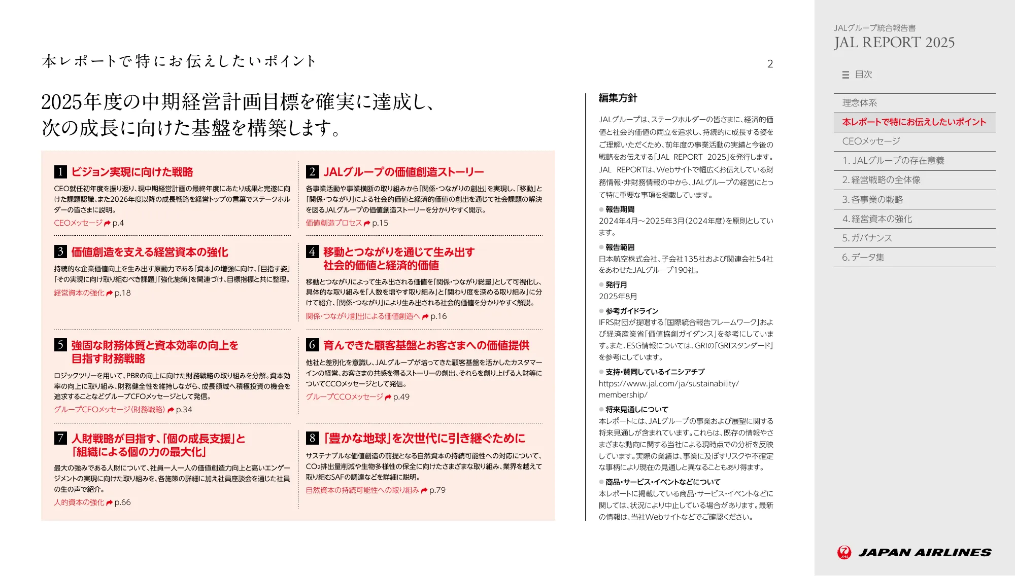 JAL REPORT 2025