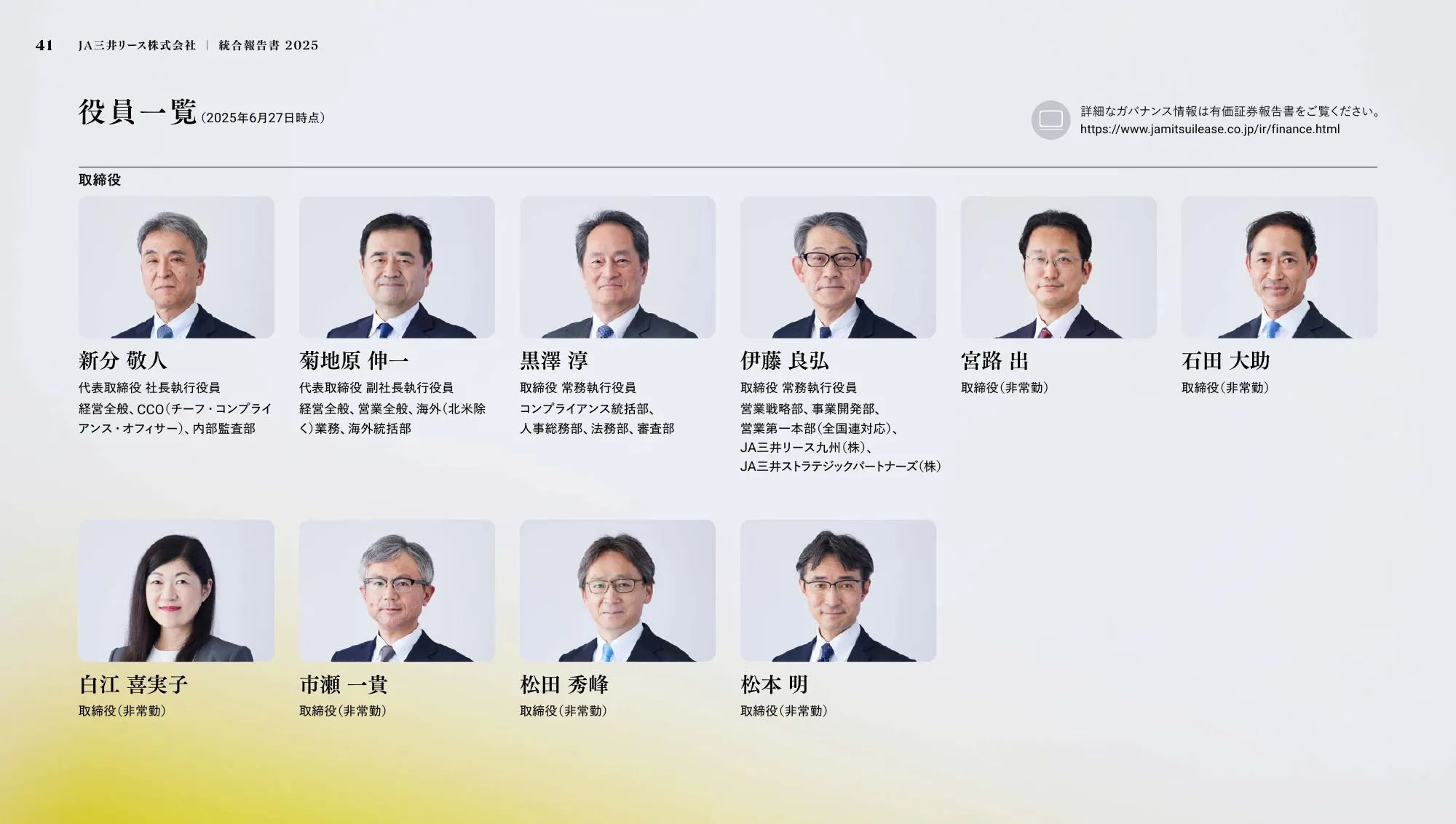 JA Mitsui Leasing Integrated Report 2025