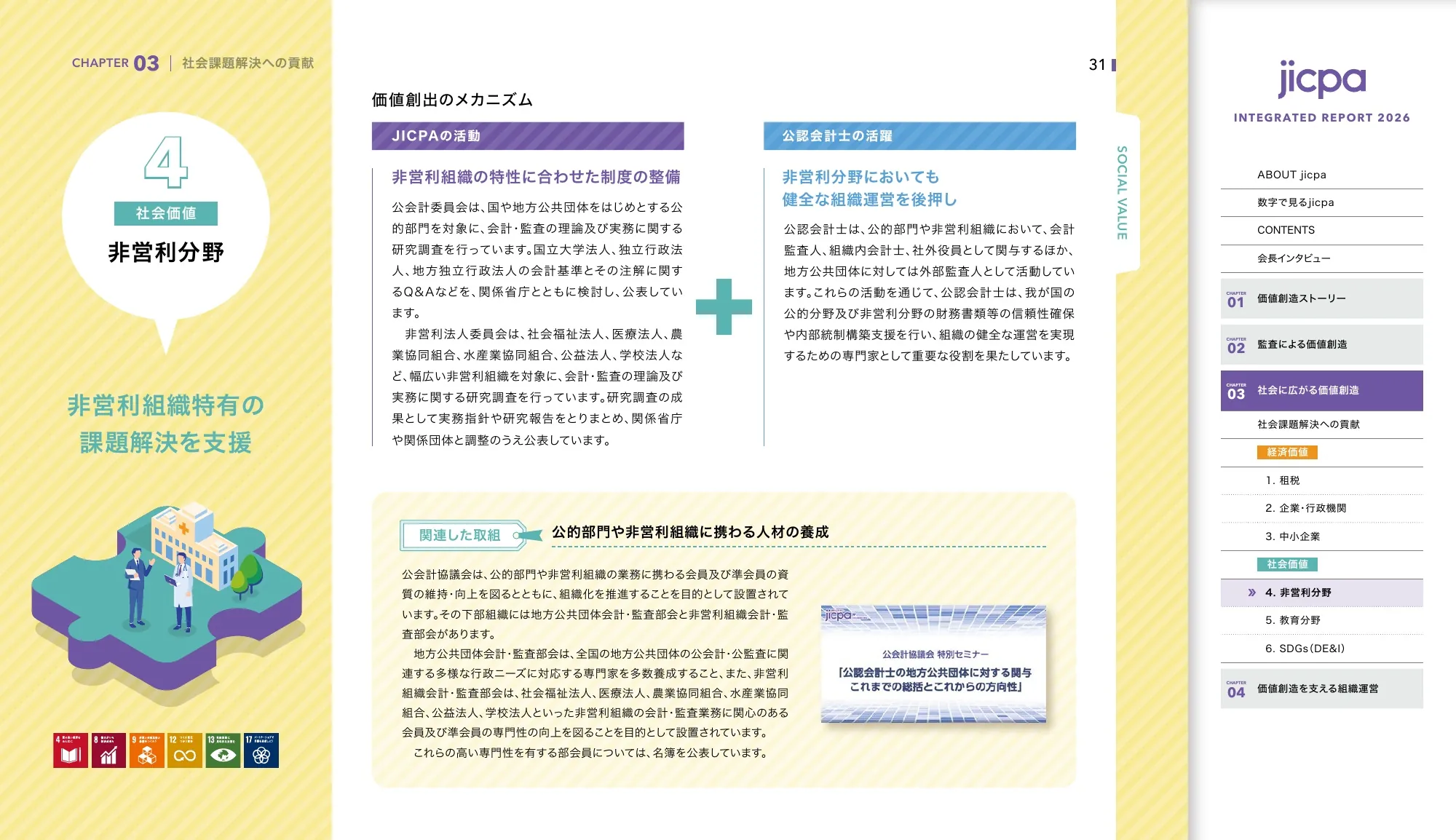 日本公認会計士協会 統合報告書2026