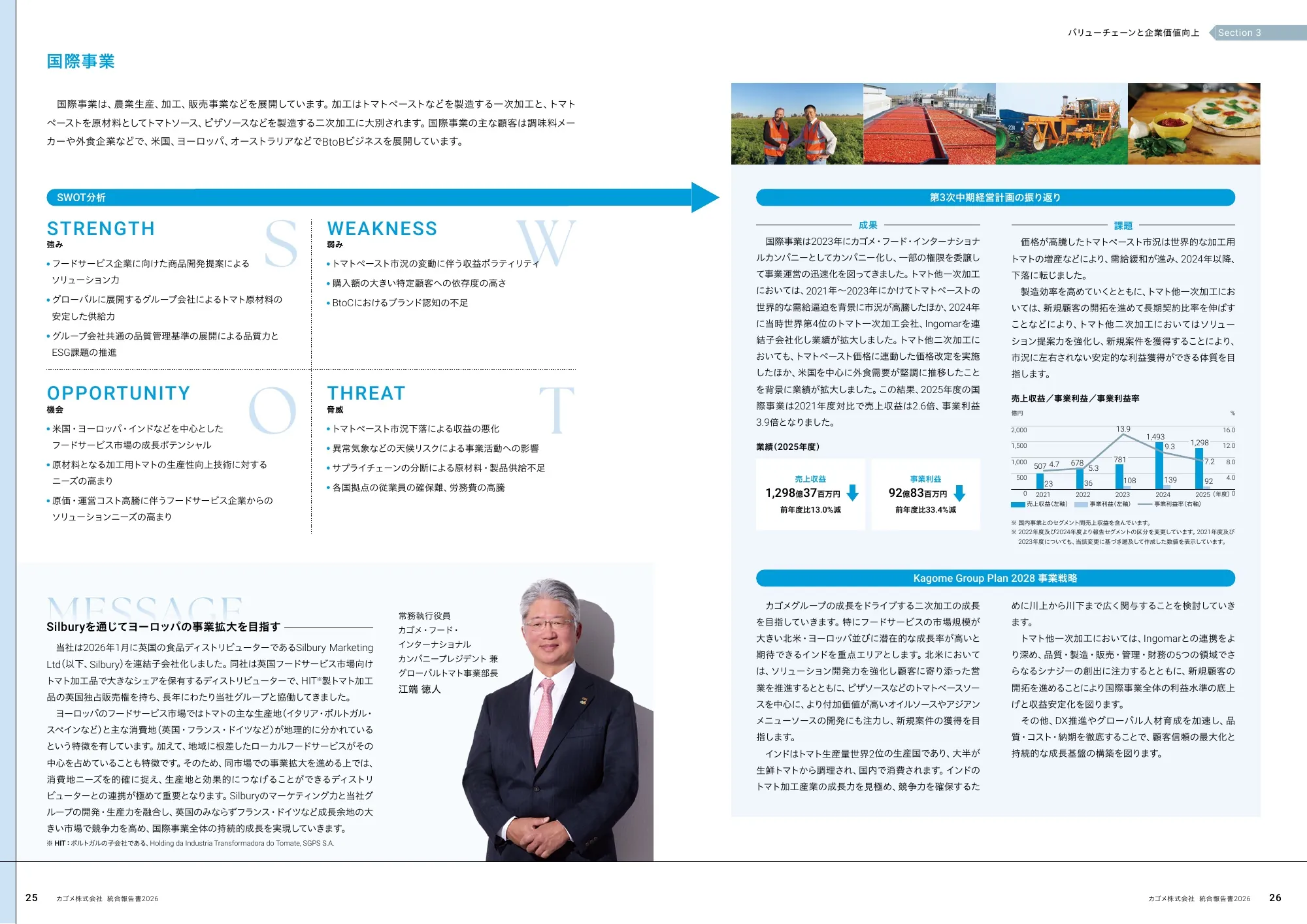 KAGOME INTEGRATED REPORT 統合報告書 2026