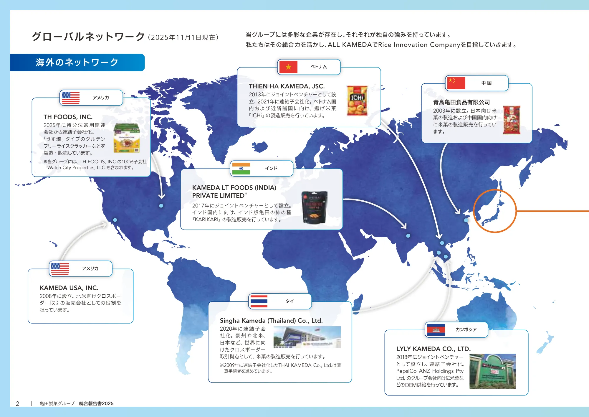 Kameda Seika Group Integrated Report 2025