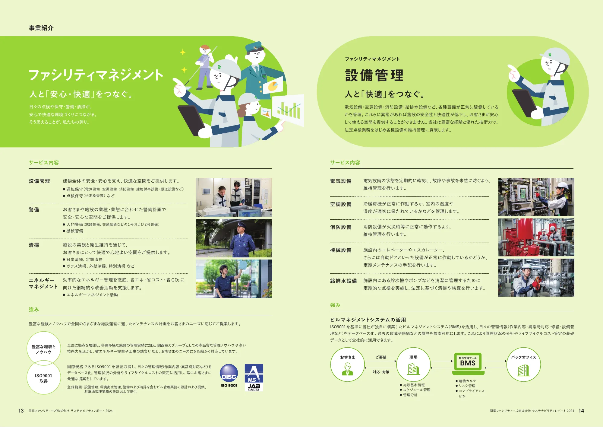 関電ファシリティーズ サステナビリティレポート 2024