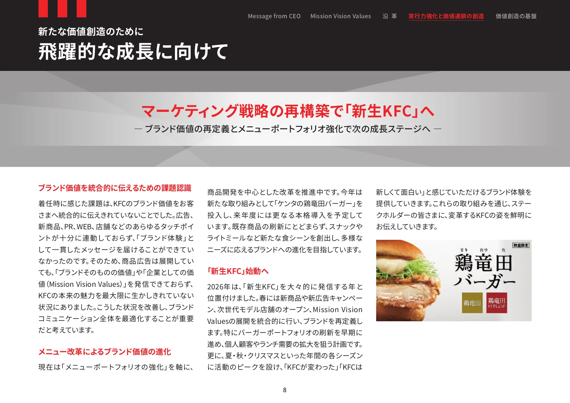 日本ケンタッキー・フライド・チキン コミュニケーションレポート 2025